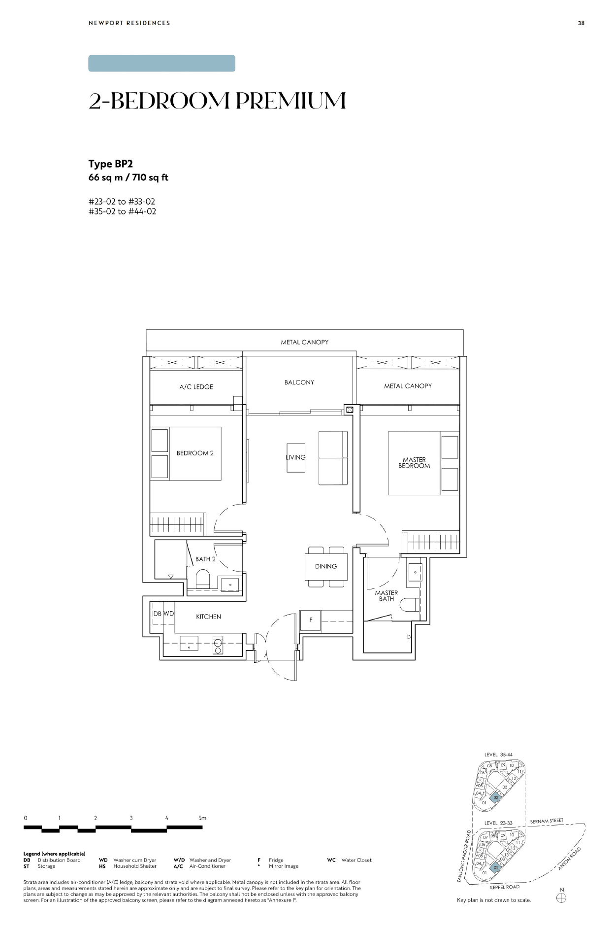 Newport Residences 铂海峰 2 Bedroom Premium BP2