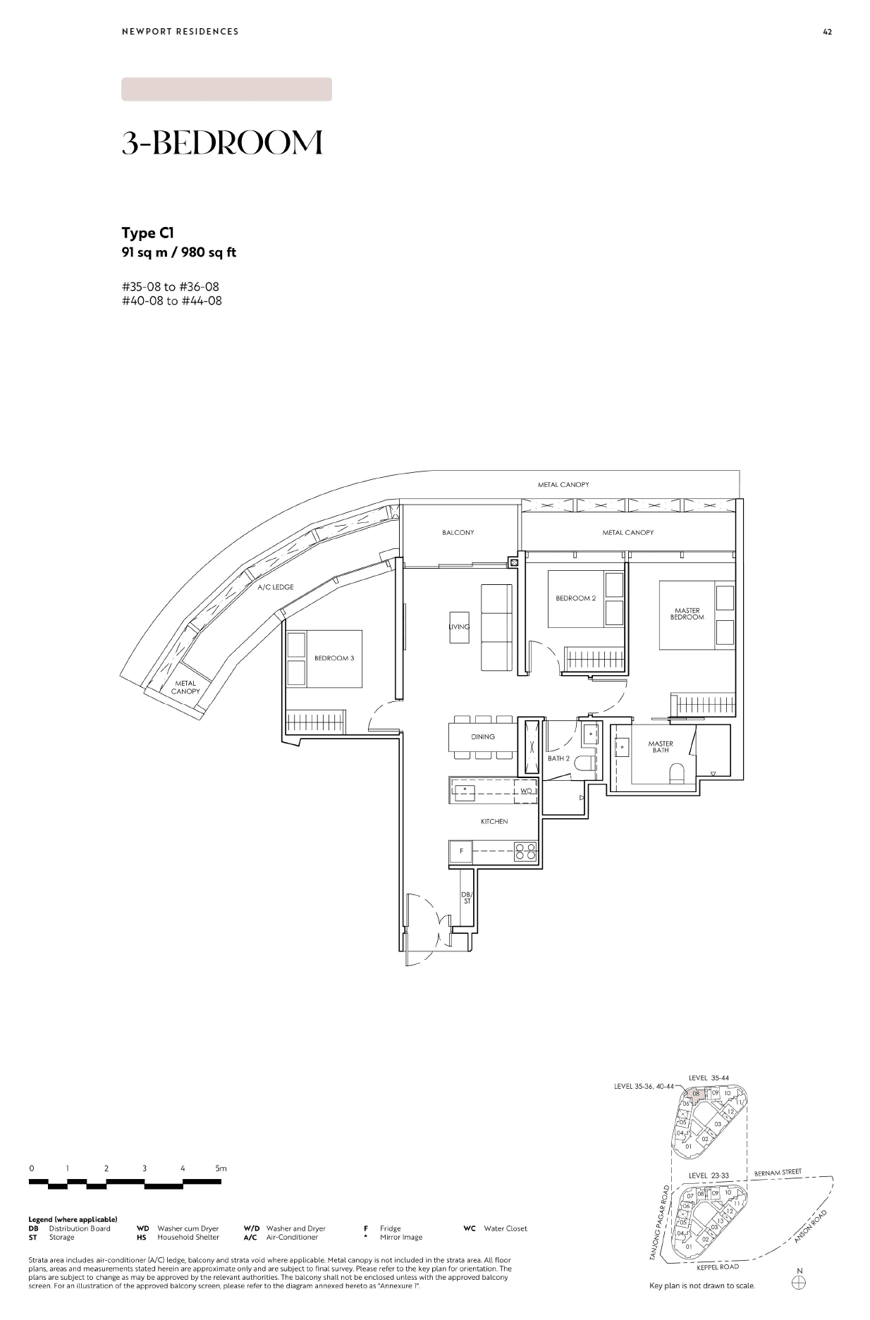 Newport Residences 铂海峰 3 Bedroom C1