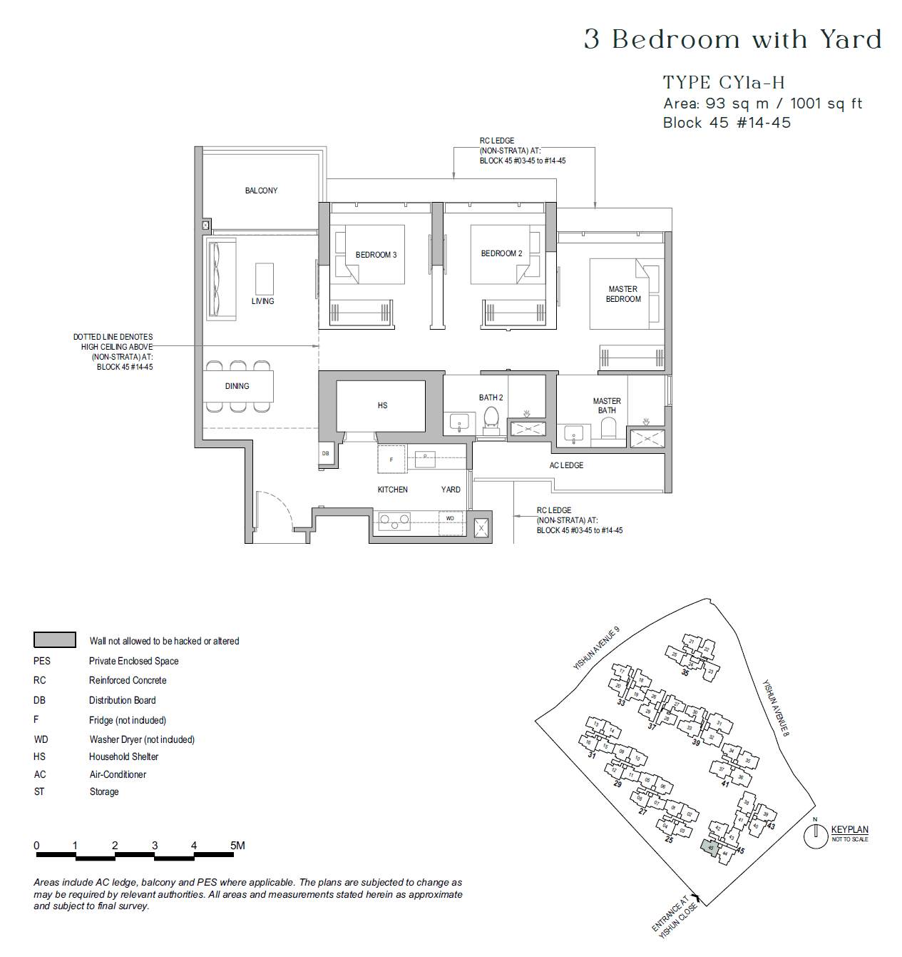 North Gaia 3 BEDROOM + YARD CY1a-H