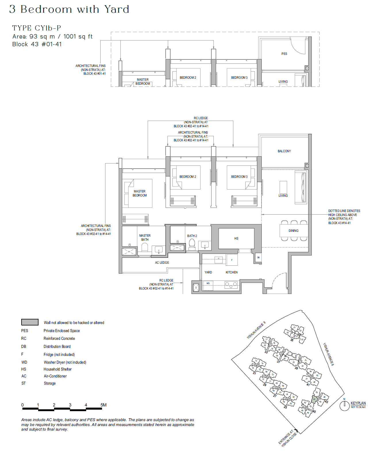 North Gaia 3 BEDROOM + YARD CY1b-P