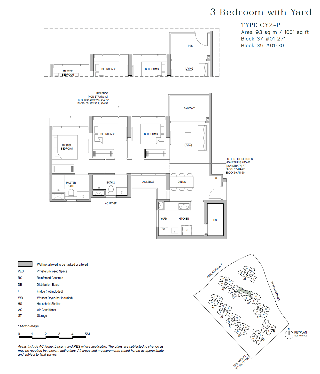 North Gaia 3 BEDROOM + YARD CY2-P