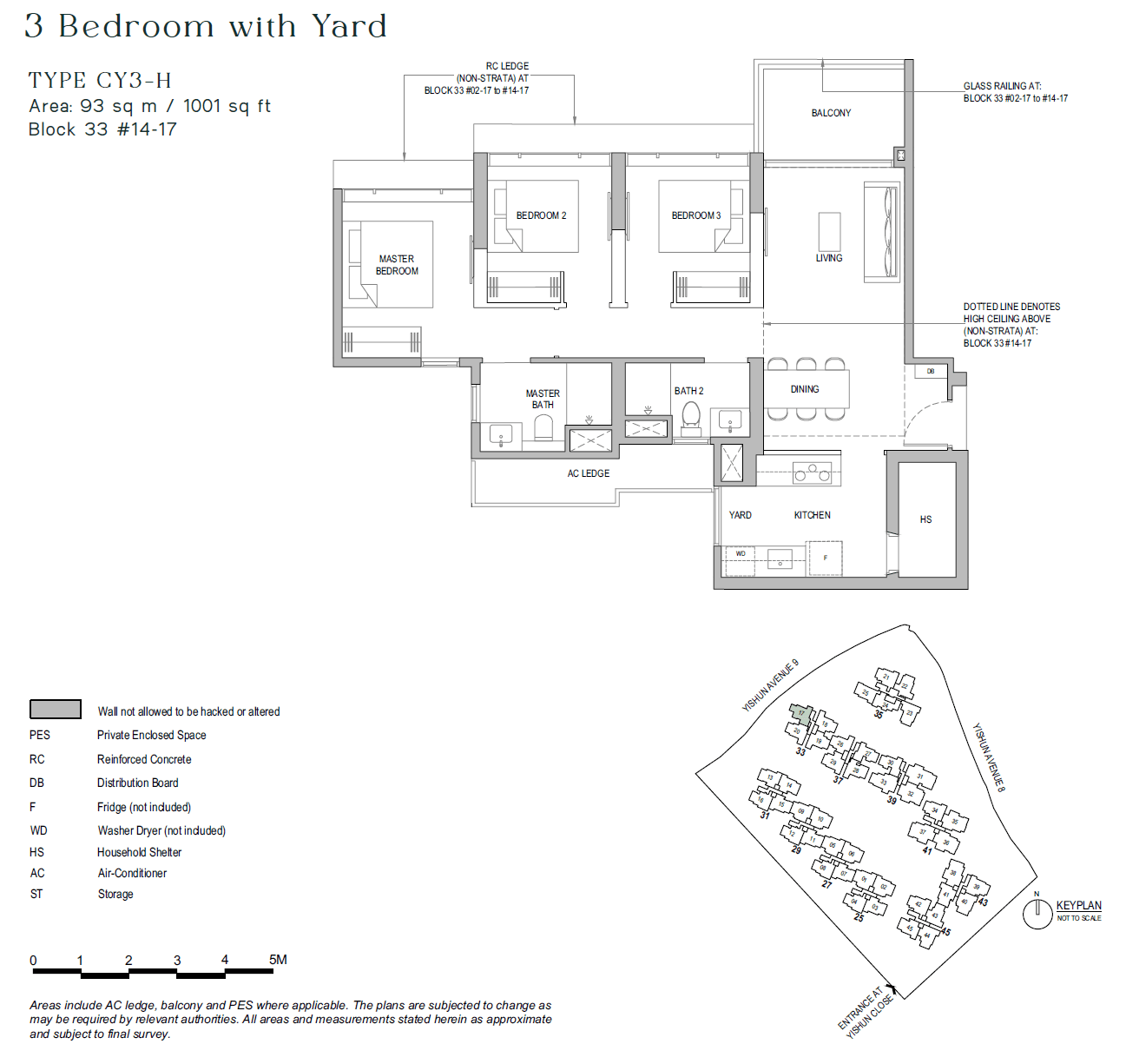 North Gaia 3 BEDROOM + YARD CY3-H