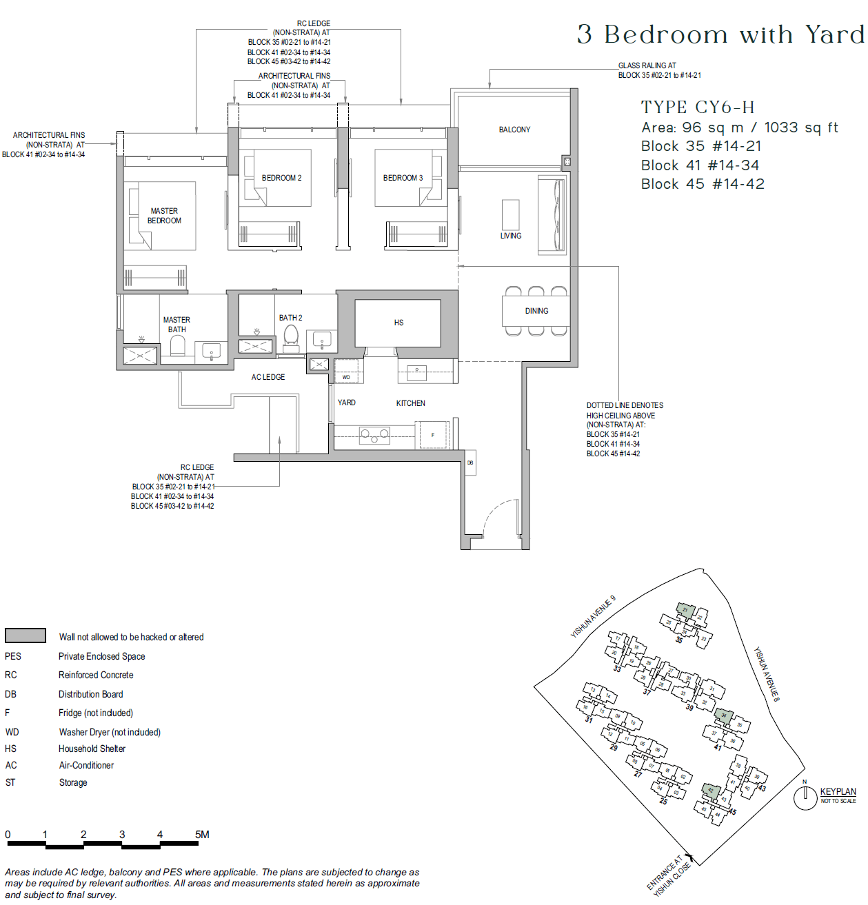 North Gaia 3 BEDROOM + YARD CY6-H