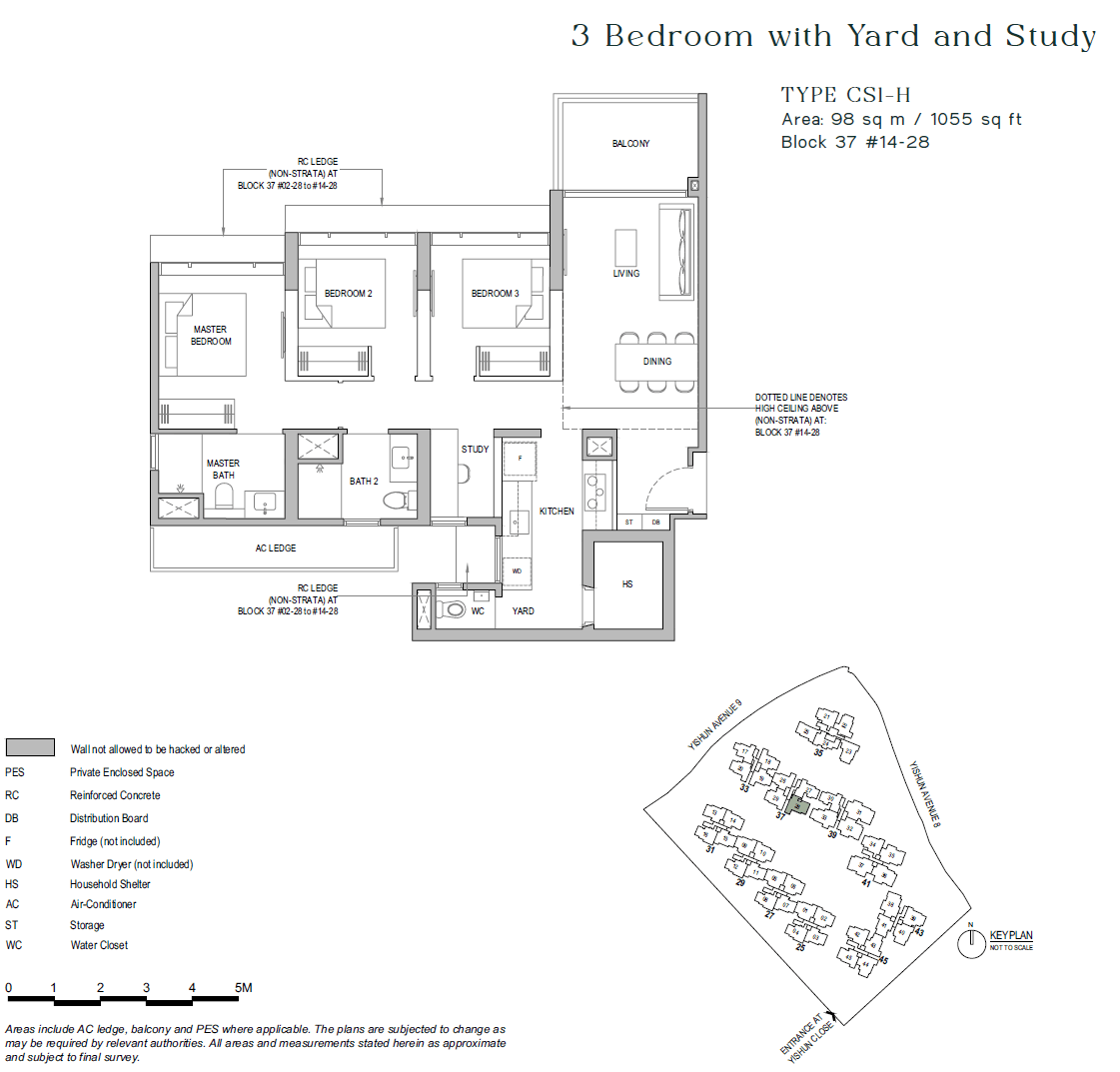 North Gaia 3 BEDROOM+YARD+STUDY CS1-H
