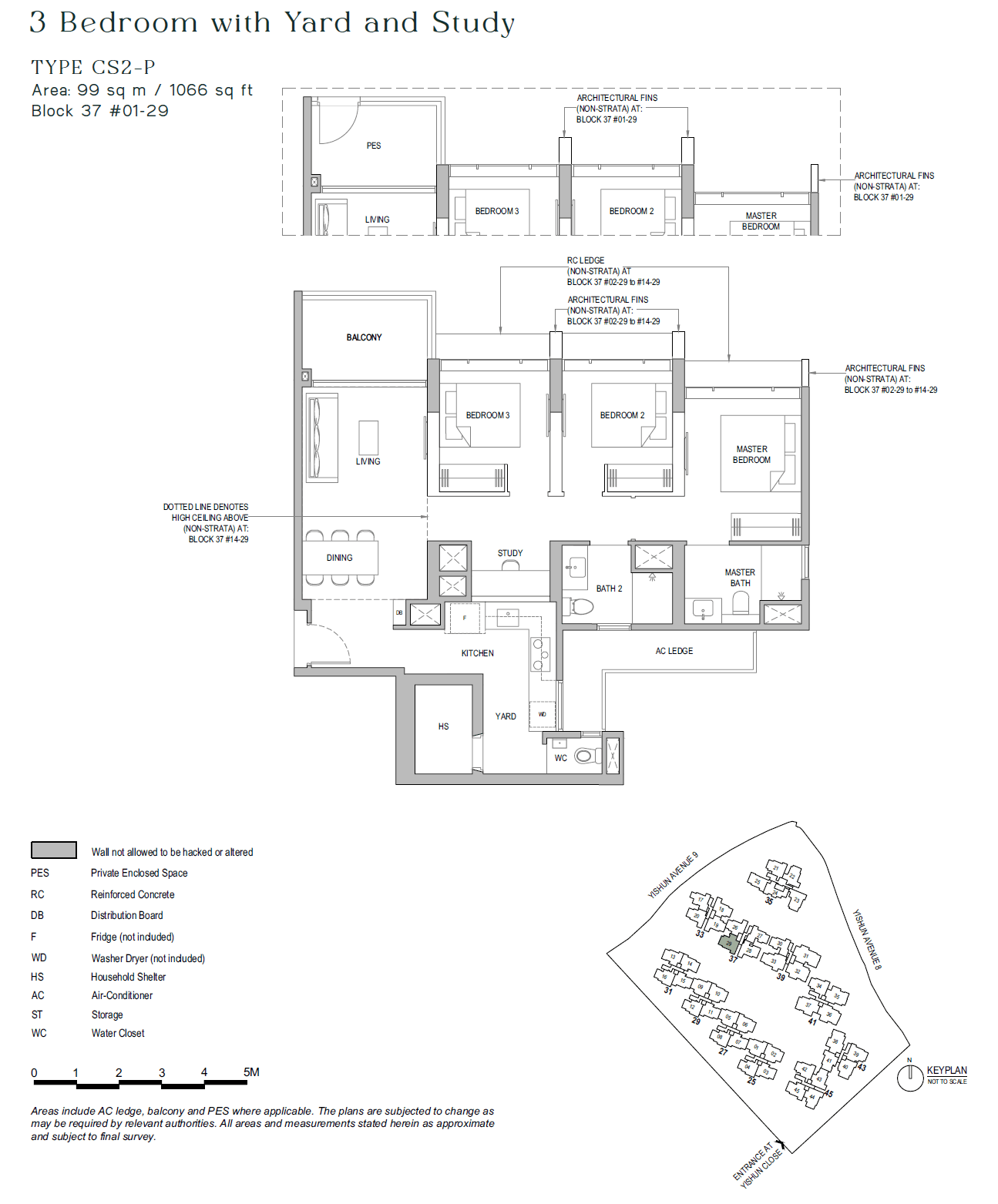 North Gaia 3 BEDROOM+YARD+STUDY CS2-P