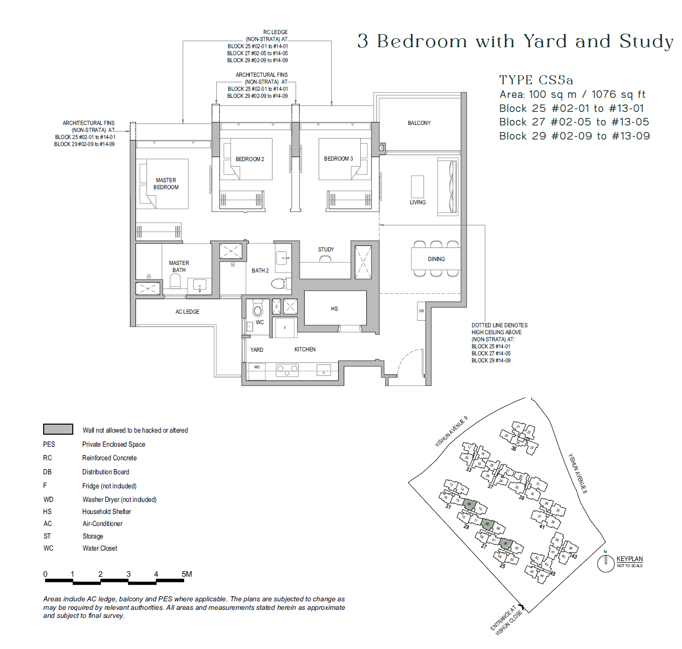 North Gaia 3 BEDROOM+YARD+STUDY CS5a