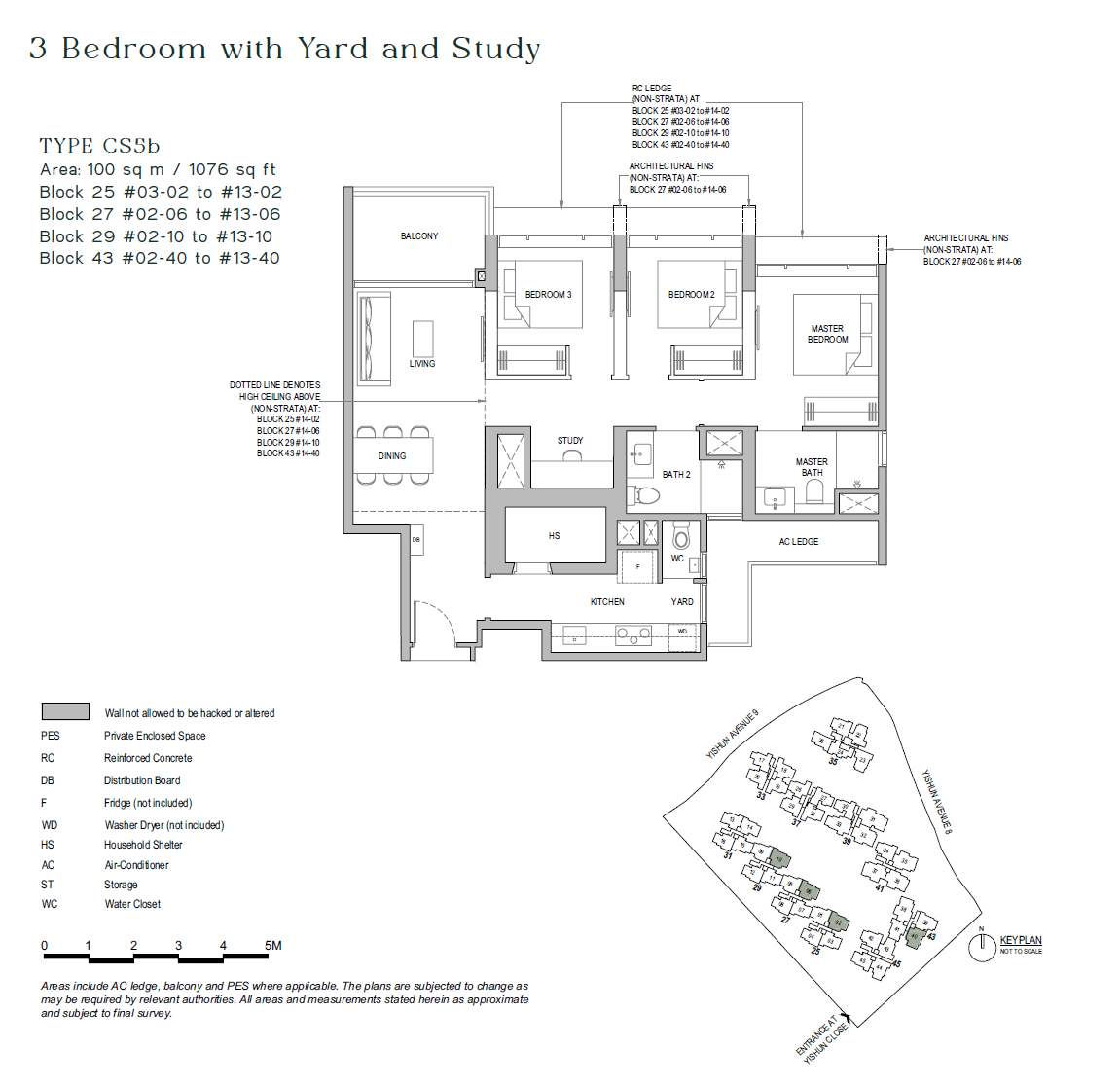 North Gaia 3 BEDROOM+YARD+STUDY CS5b