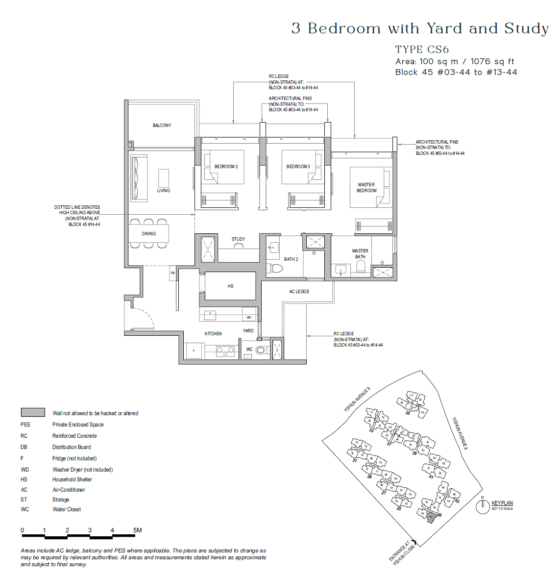 North Gaia 3 BEDROOM+YARD+STUDY CS6