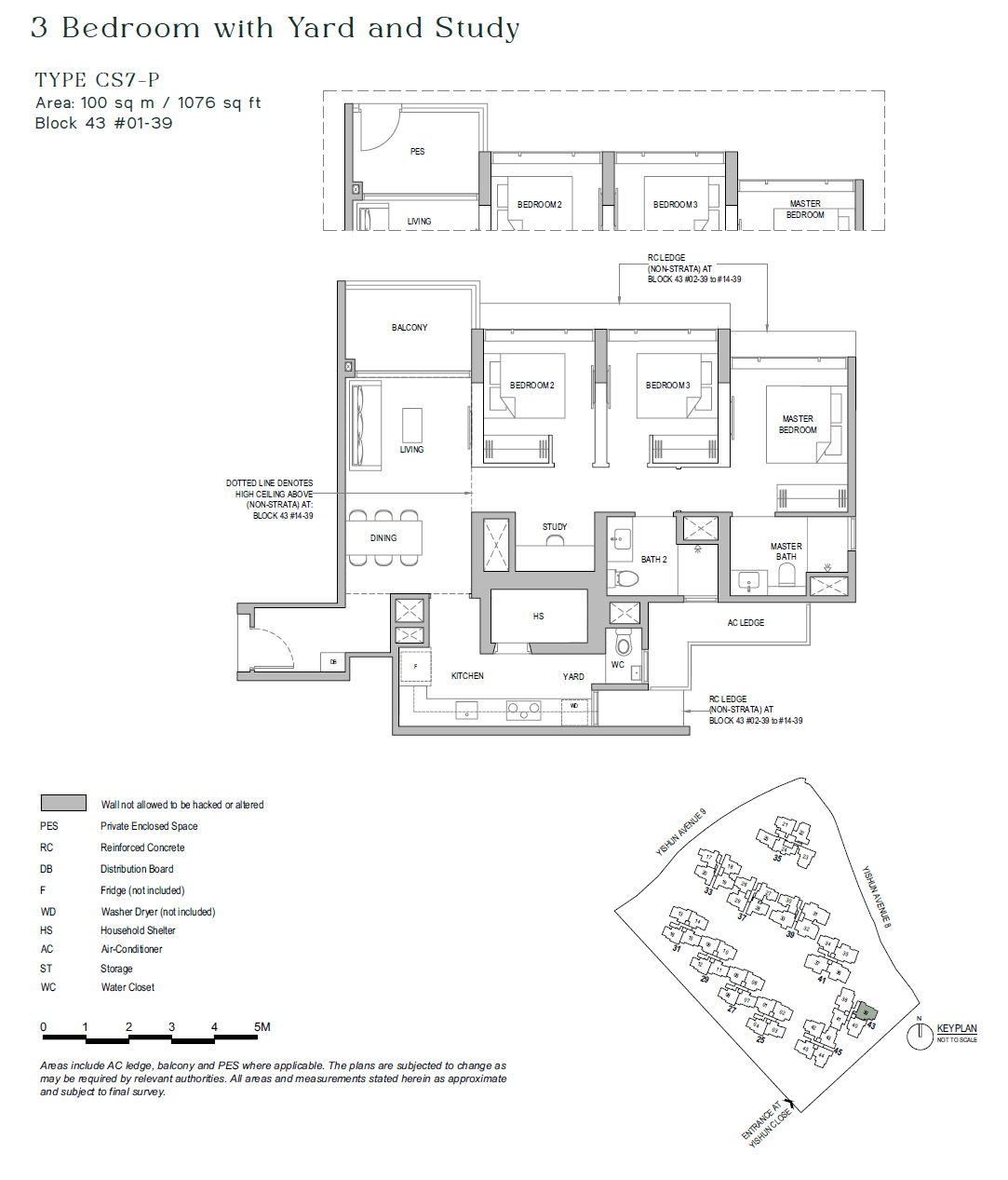 North Gaia 3 BEDROOM+YARD+STUDY CS7-P