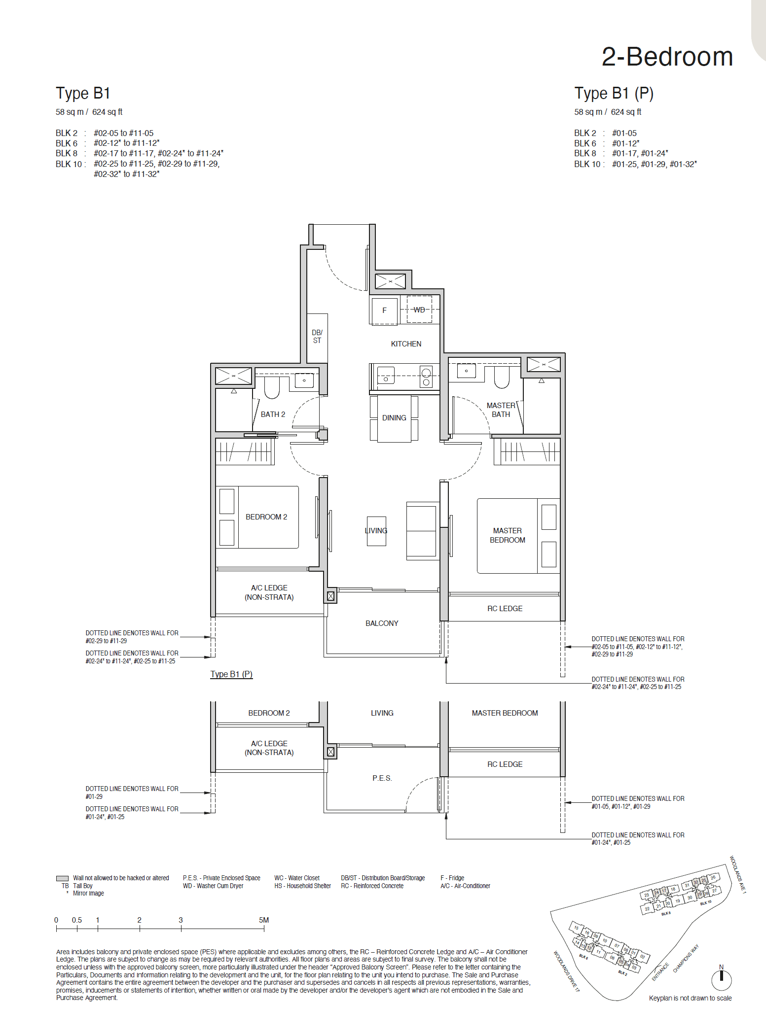 Norwood Grand 景林嘉园 2 BEDROOM B1(P)