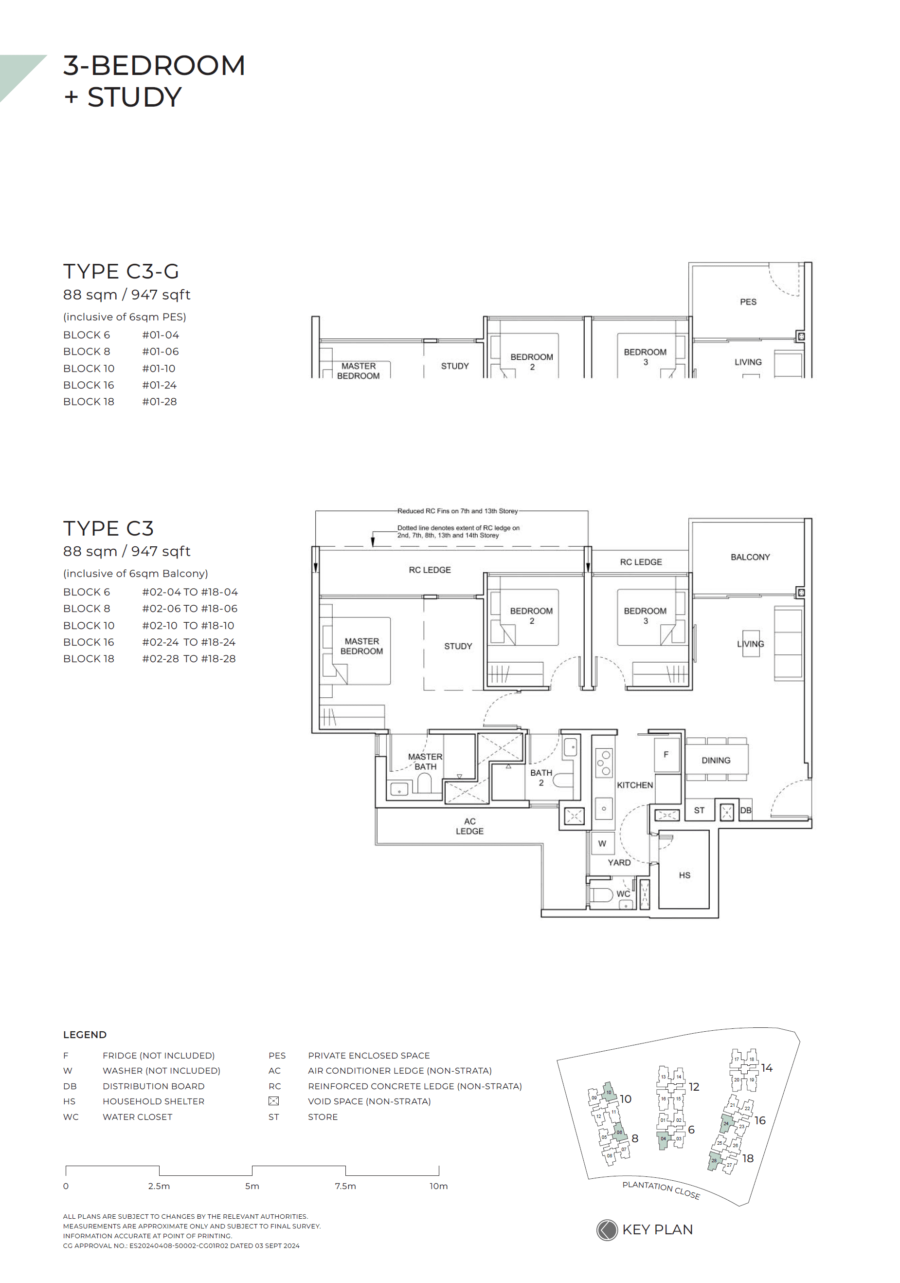 Novo Place 3 Bedroom + Study C3-G