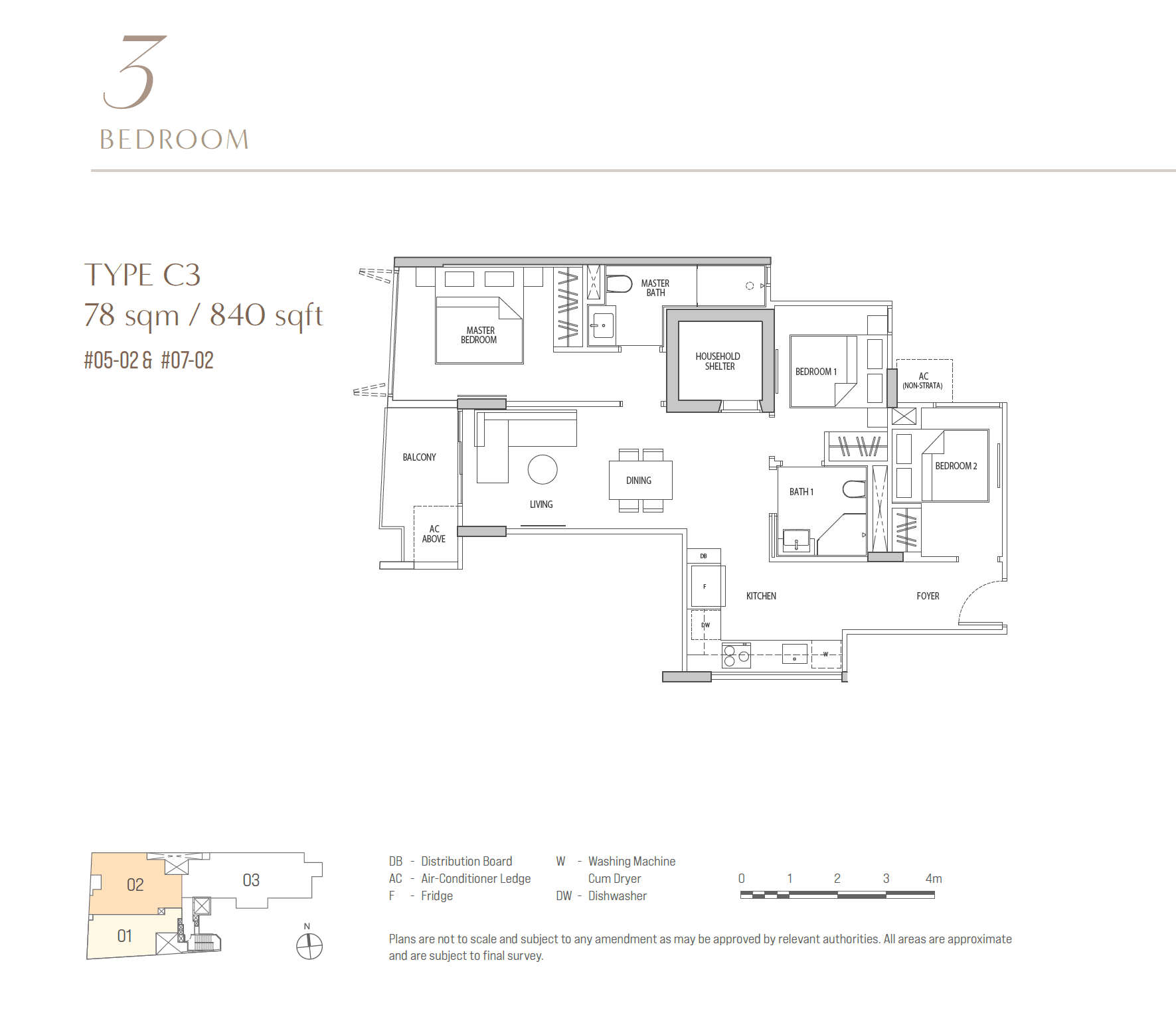 OCHO 富轩阁 3 Bedroom C3