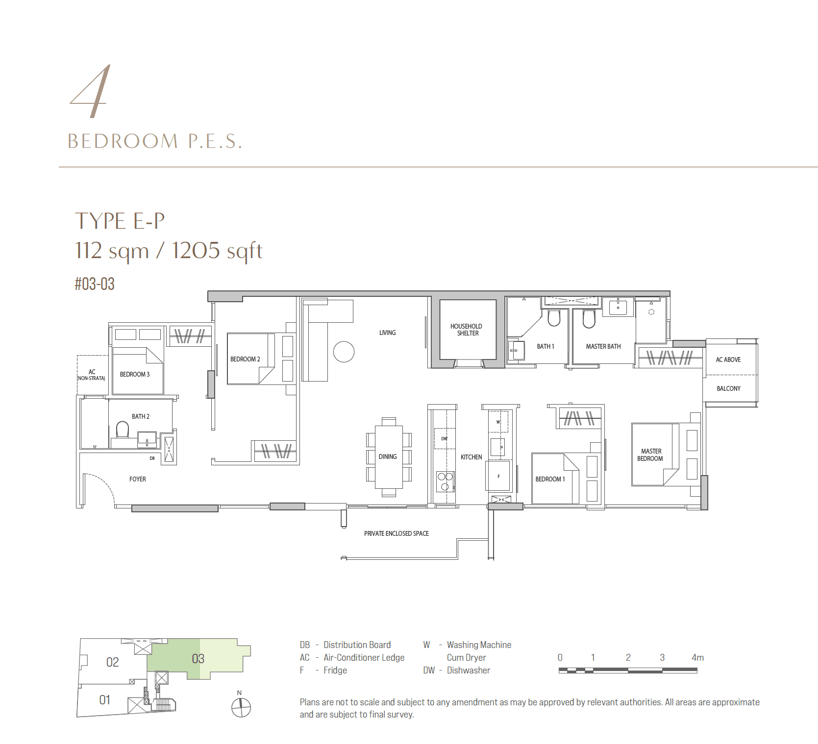OCHO 富轩阁 4 Bedroom PES E-P