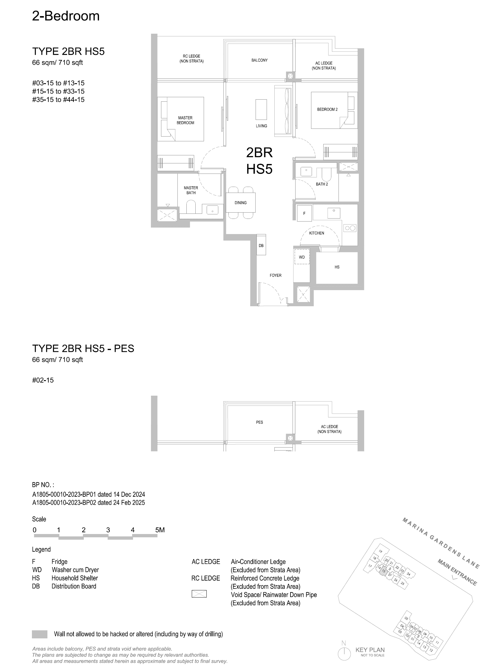 One Marina Gardens 2 Bedroom 2BR HS5-PES