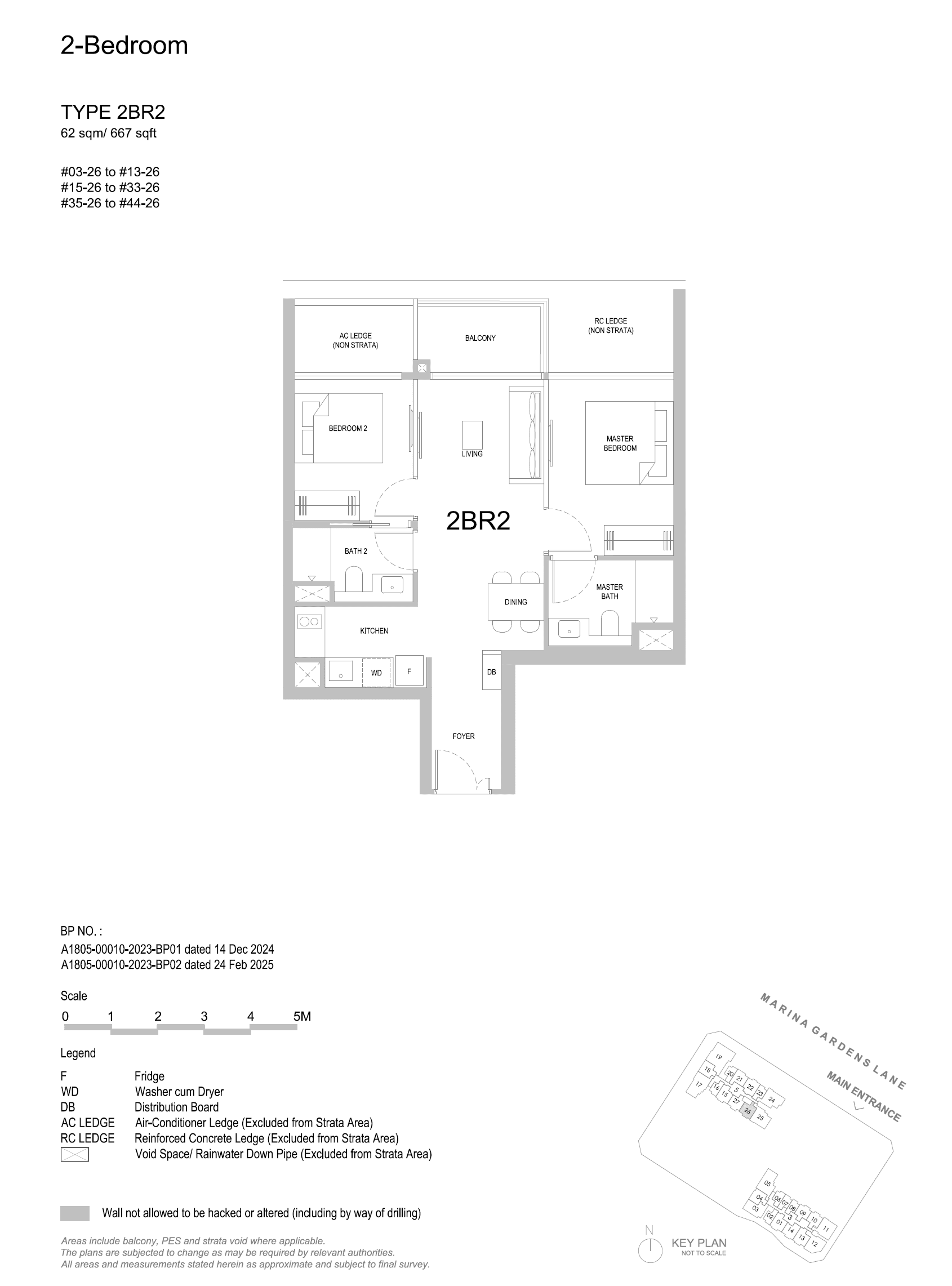 One Marina Gardens 2 Bedroom 2BR2