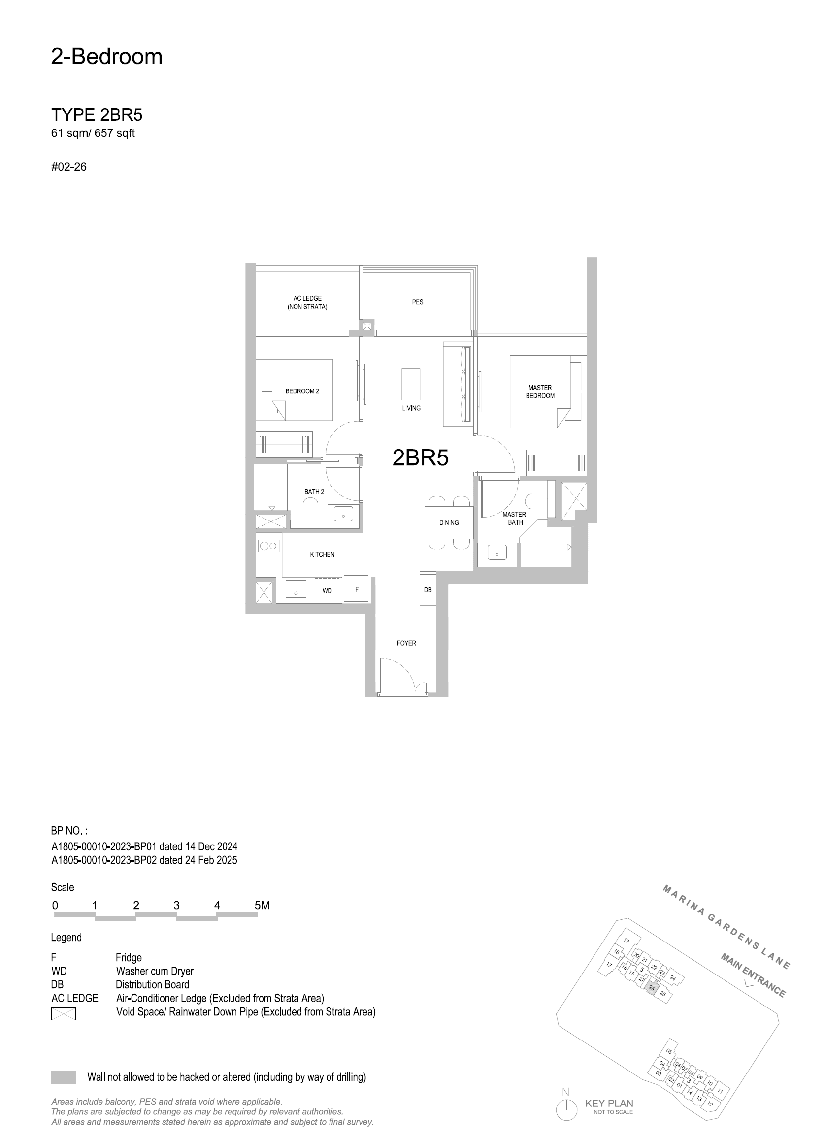 One Marina Gardens 2 Bedroom 2BR5