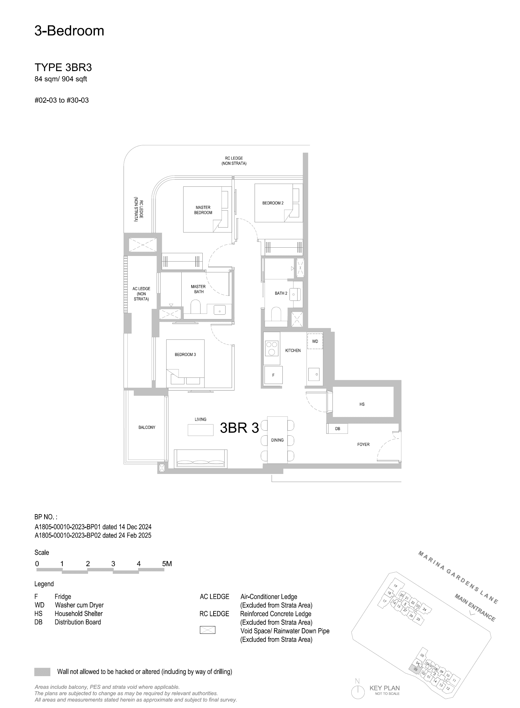 One Marina Gardens 3 Bedroom 3BR3