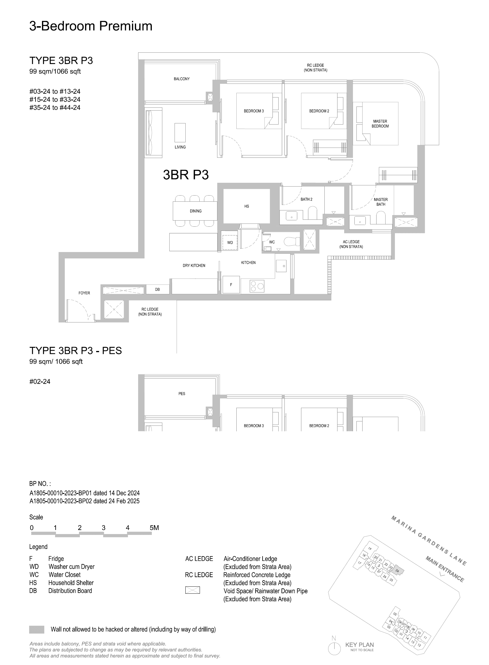 One Marina Gardens 3 Bedroom Premium 3BR P3-PES