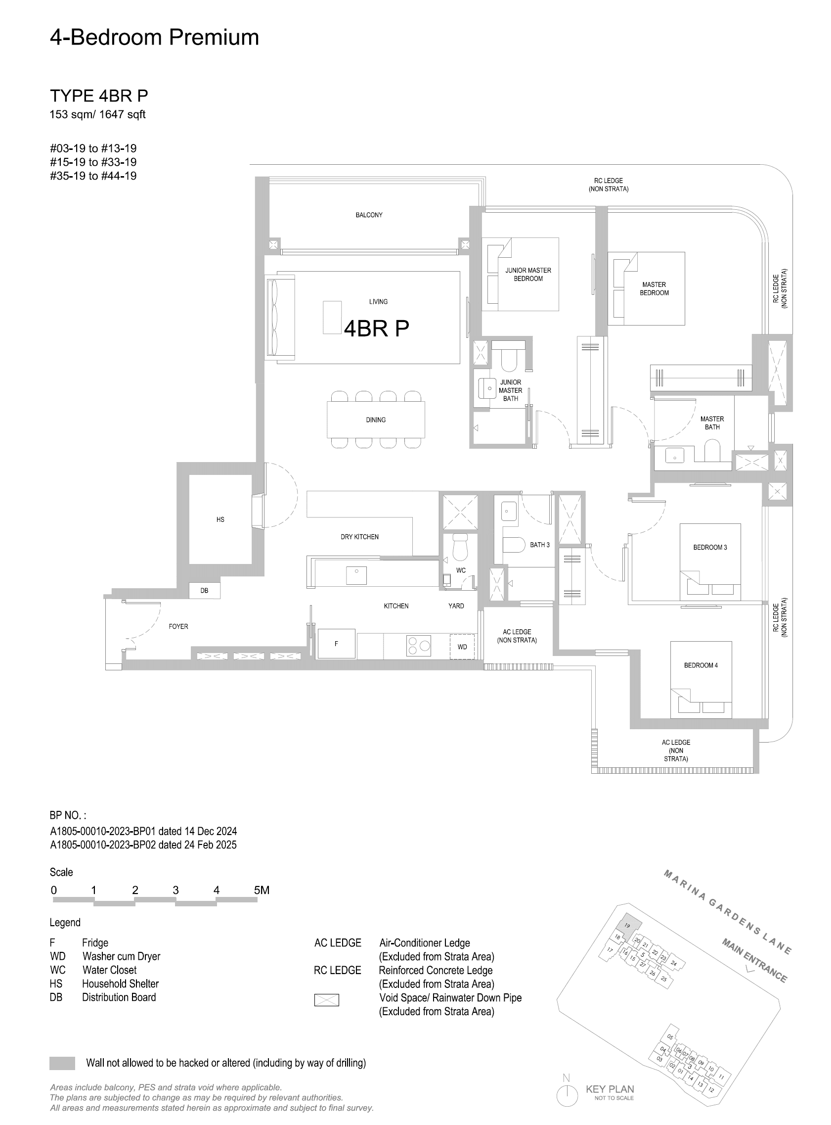 One Marina Gardens 4 Bedroom Premium 4BR P