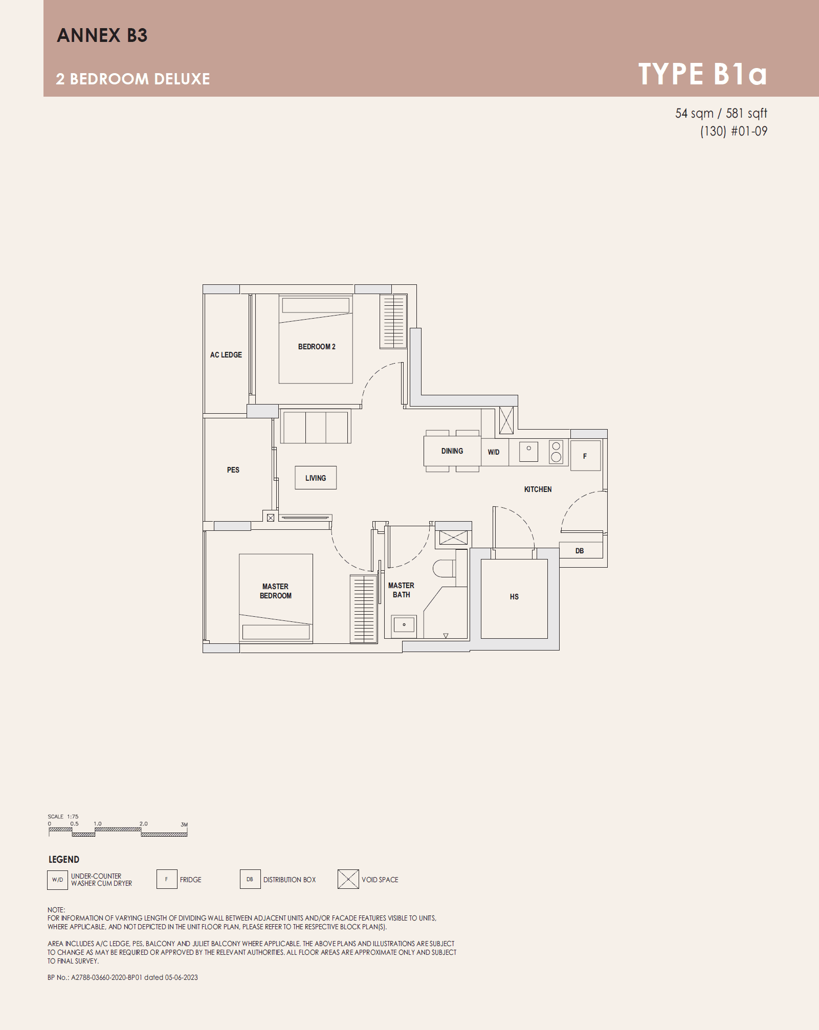 Orchard Sophia 2 BEDROOM DELUXE B1a