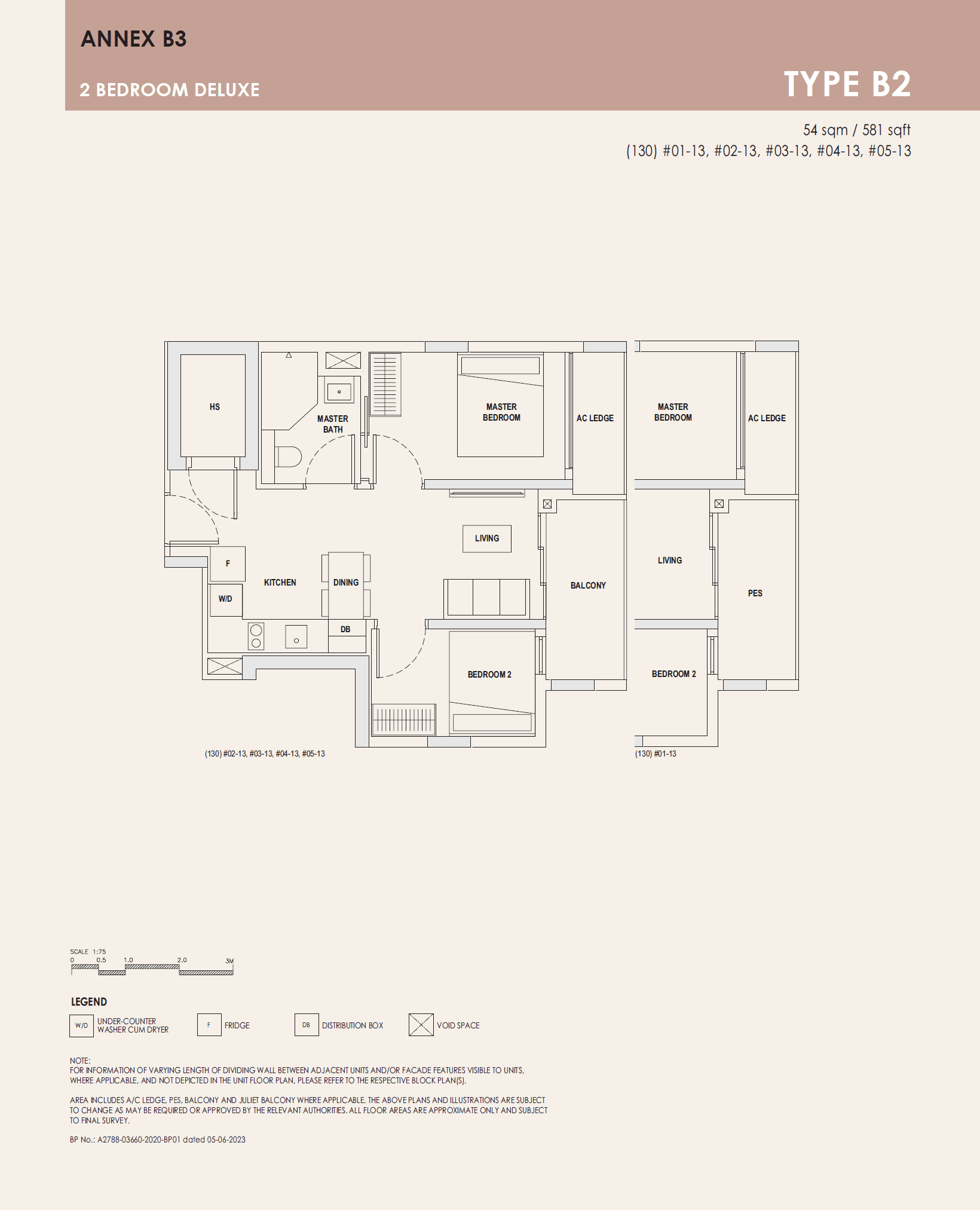 Orchard Sophia 2 BEDROOM DELUXE B2