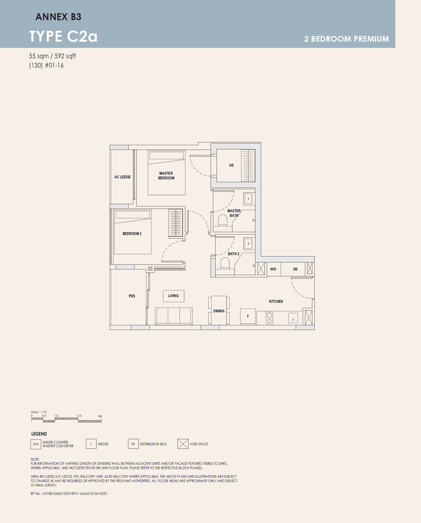 Orchard Sophia 2 BEDROOM PREMIUM C2a