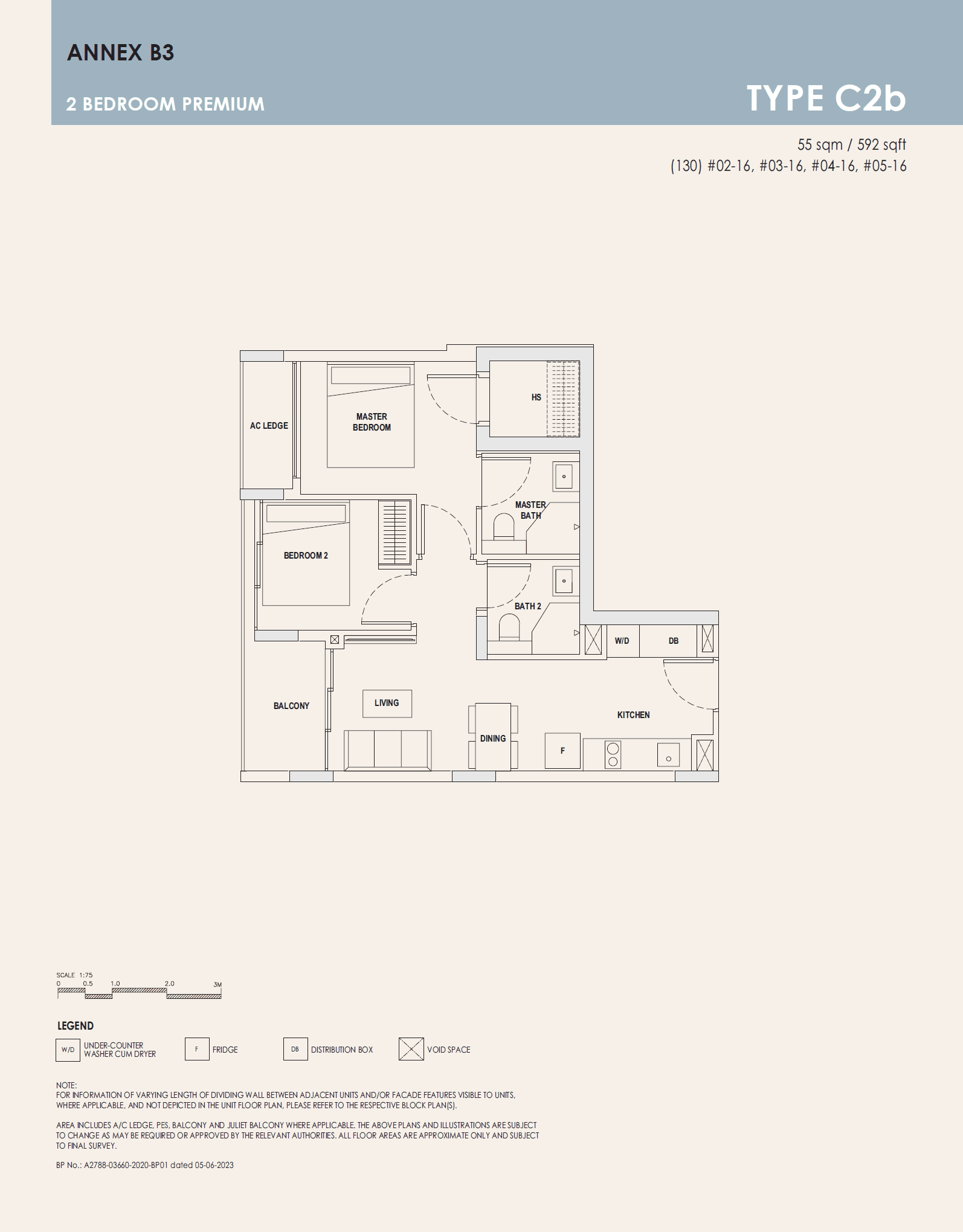 Orchard Sophia 2 BEDROOM PREMIUM C2b