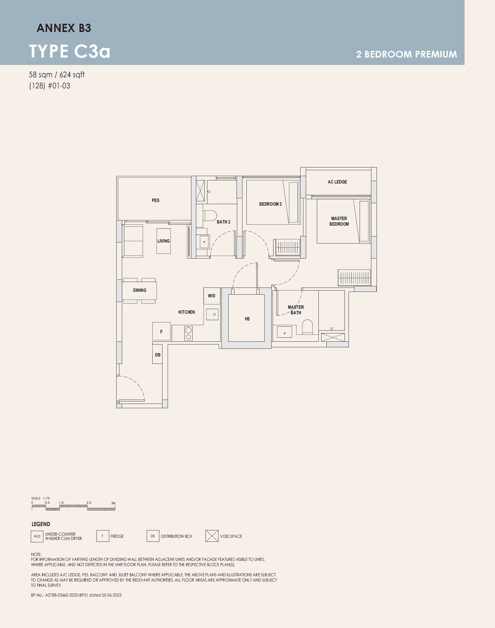 Orchard Sophia 2 BEDROOM PREMIUM C3a