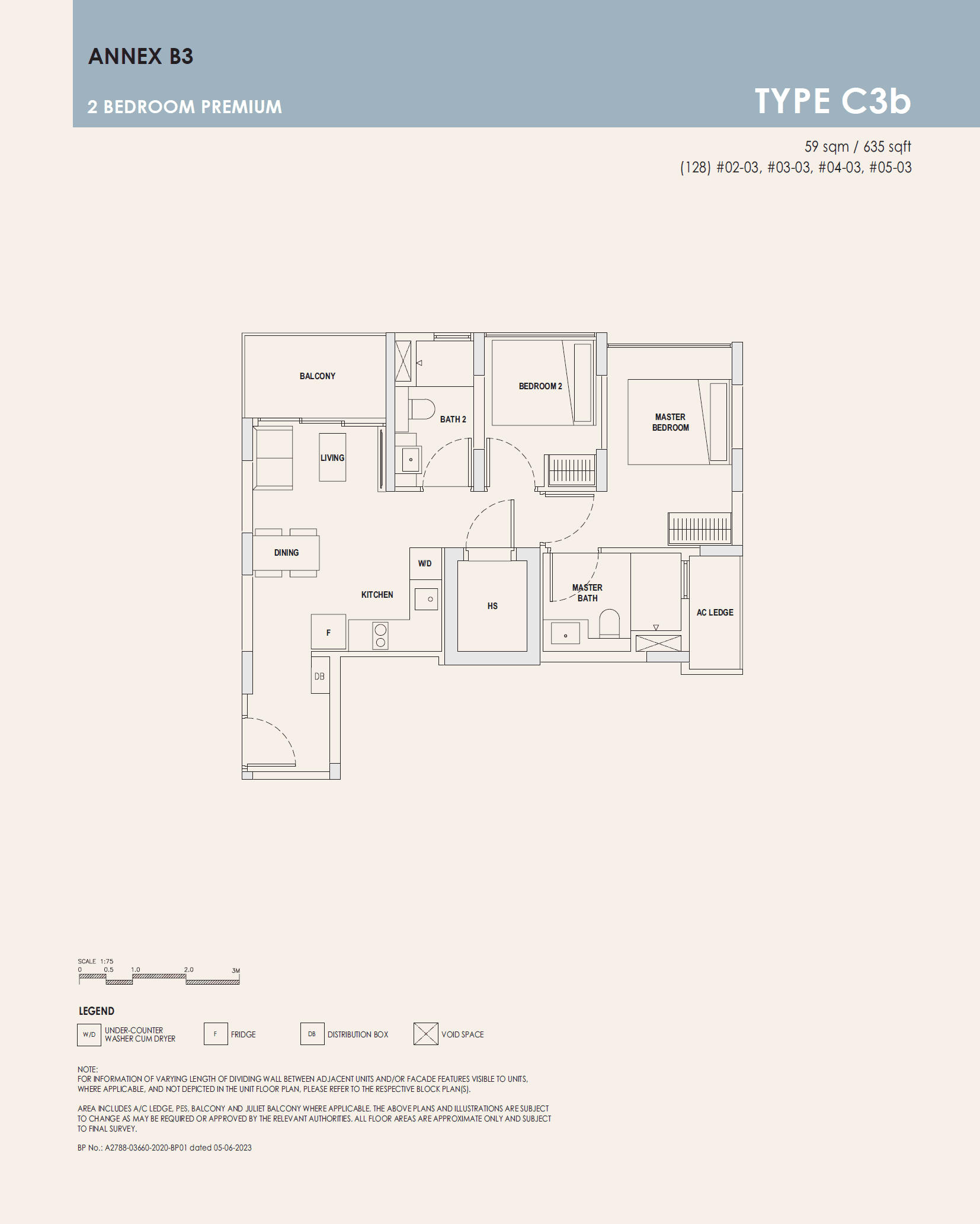 Orchard Sophia 2 BEDROOM PREMIUM C3b