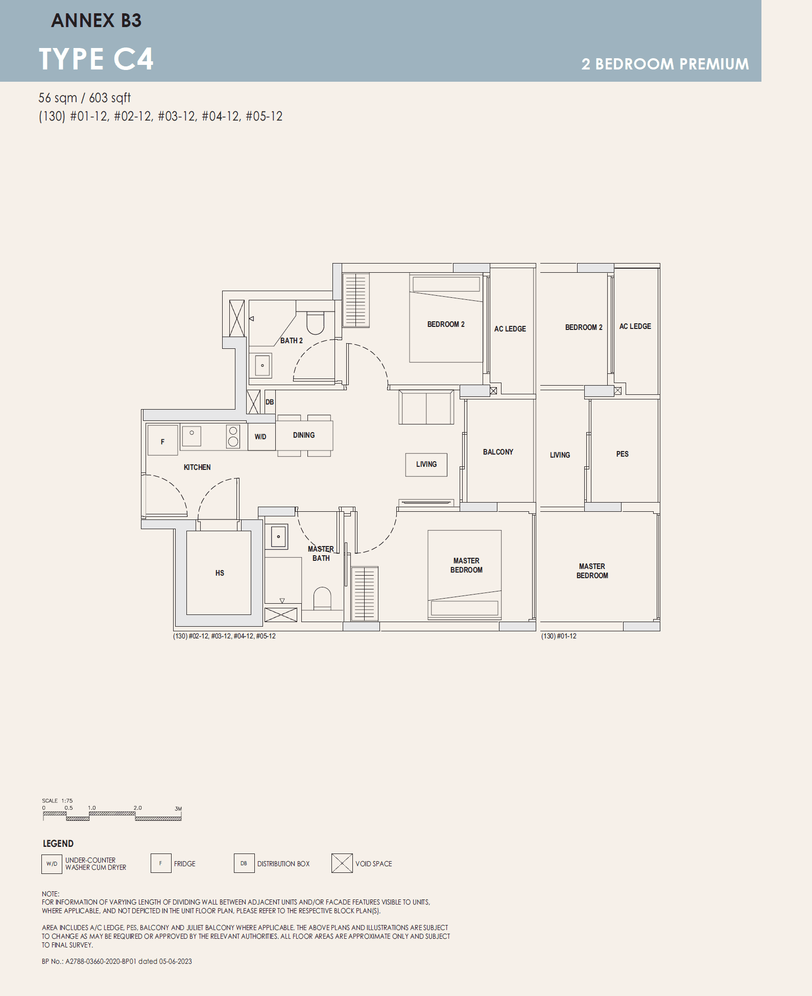 Orchard Sophia 2 BEDROOM PREMIUM C4