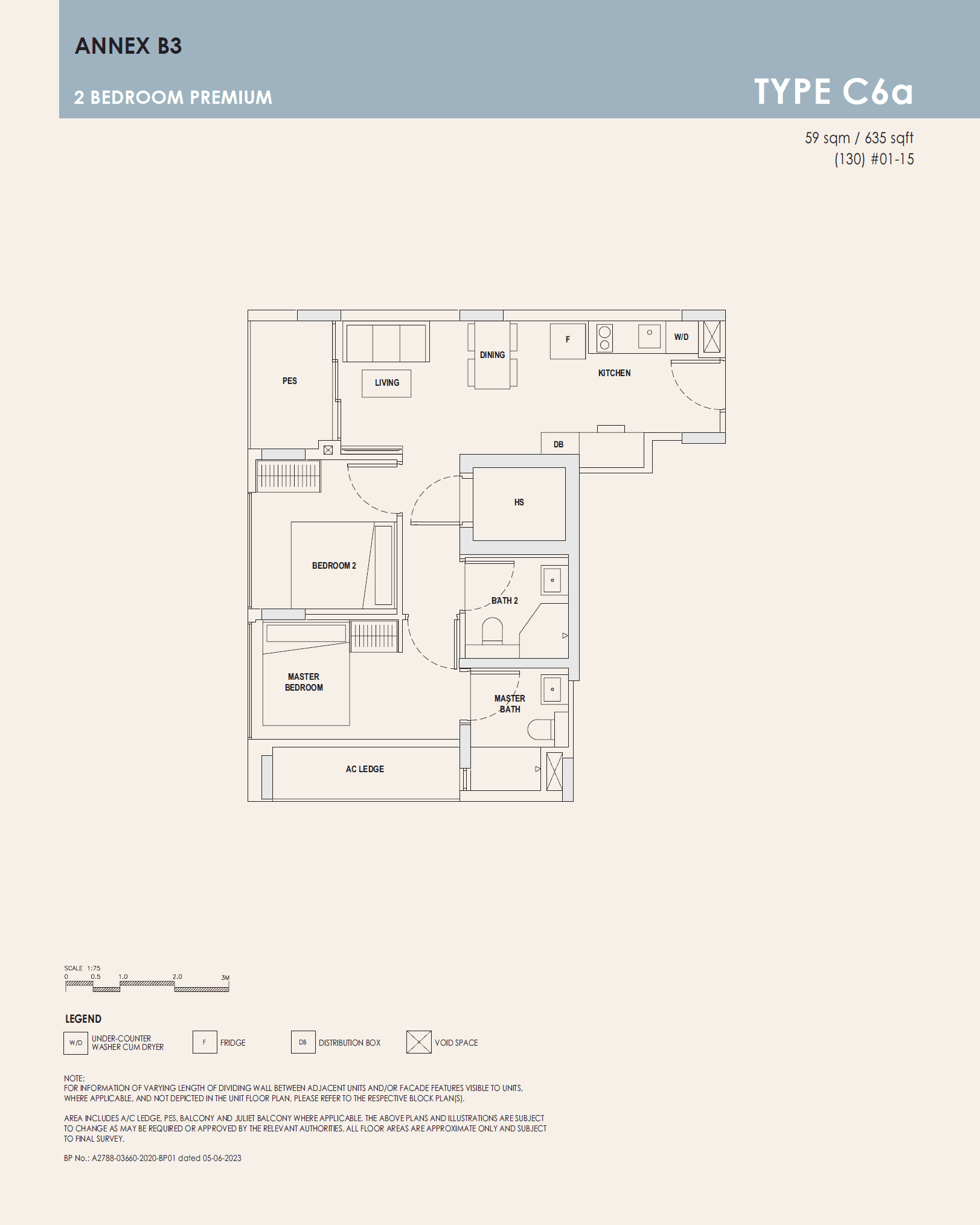 Orchard Sophia 2 BEDROOM PREMIUM C6a