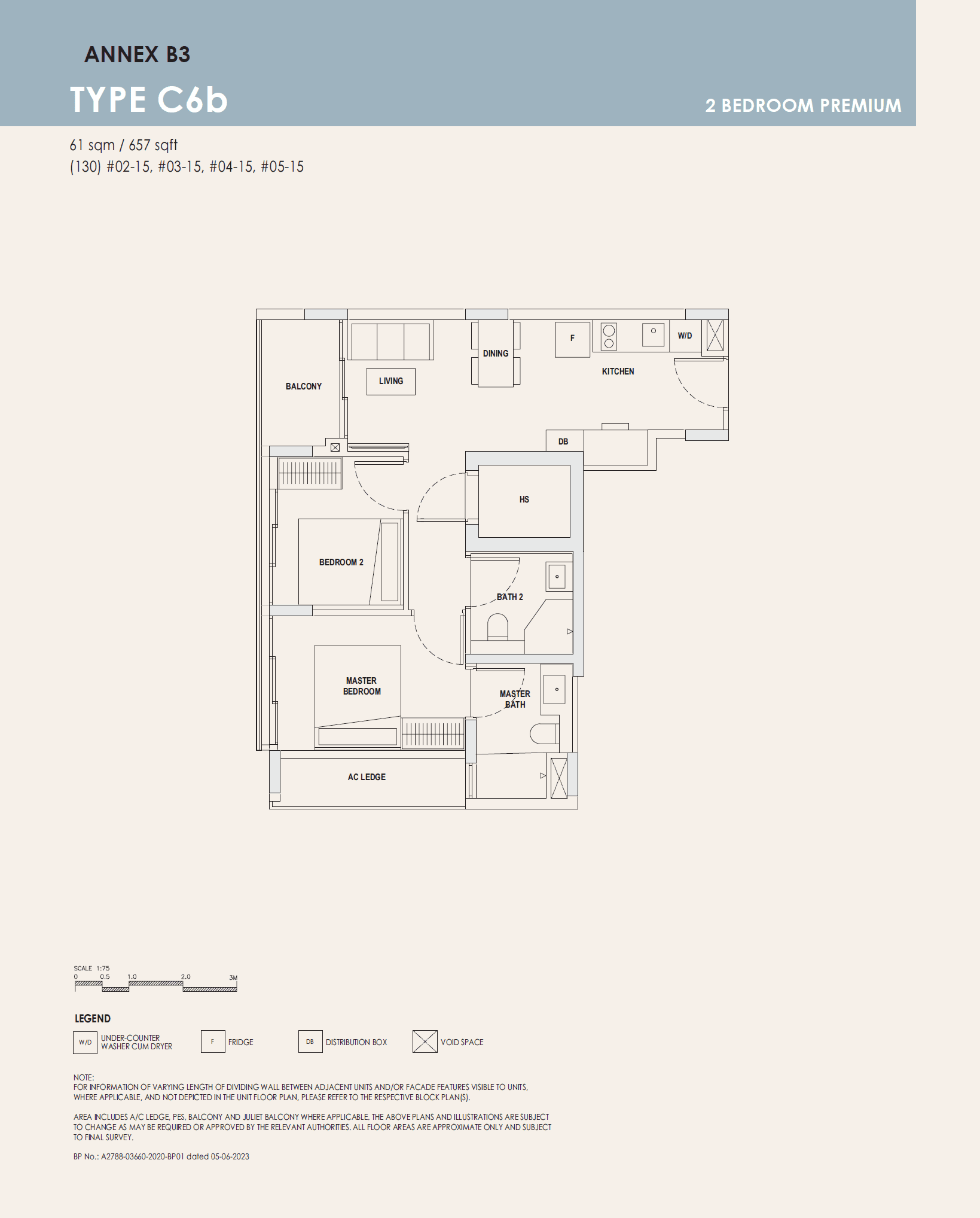 Orchard Sophia 2 BEDROOM PREMIUM C6b