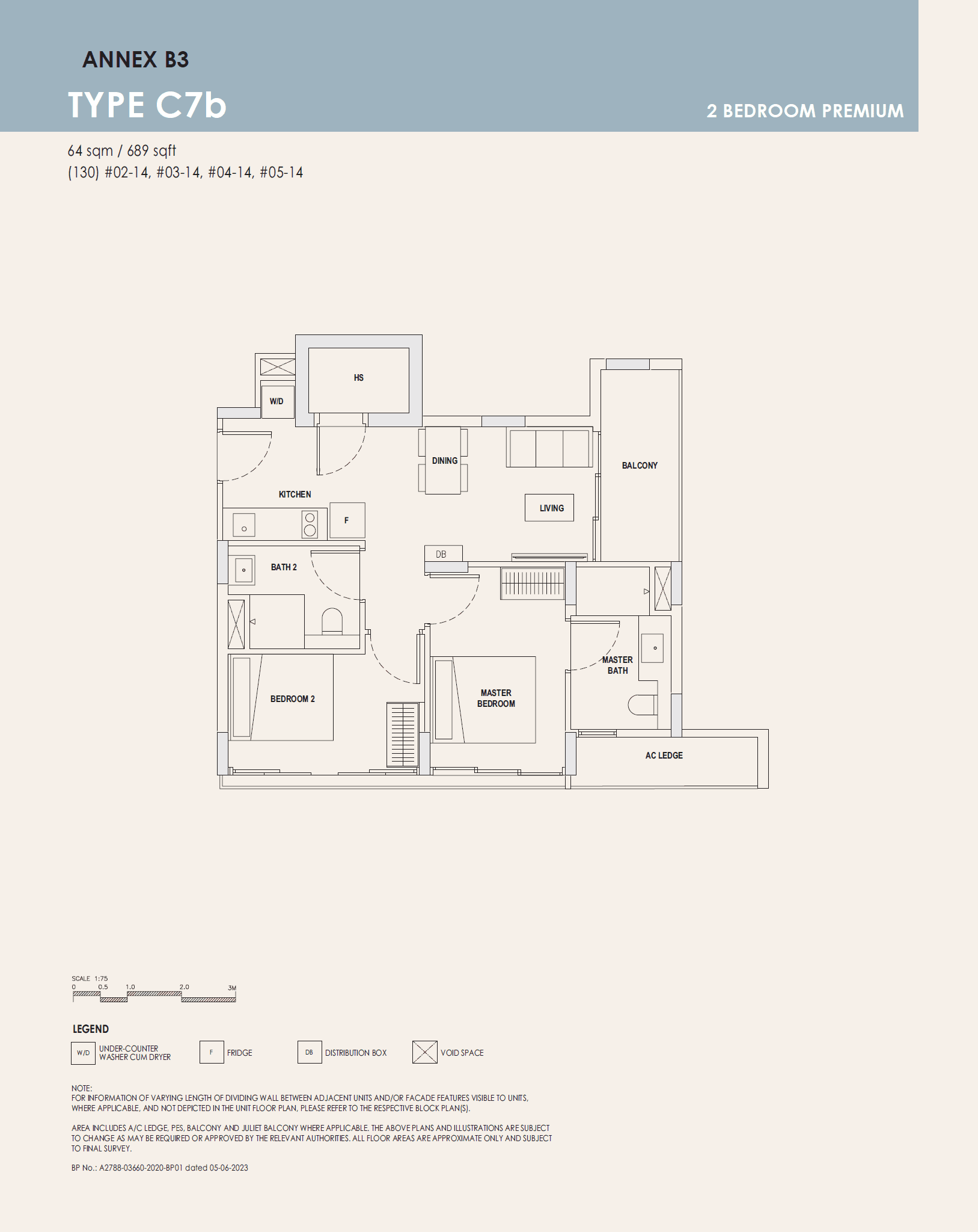 Orchard Sophia 2 BEDROOM PREMIUM C7b