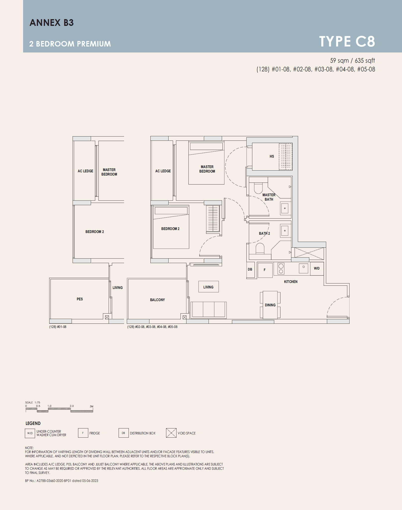 Orchard Sophia 2 BEDROOM PREMIUM C8