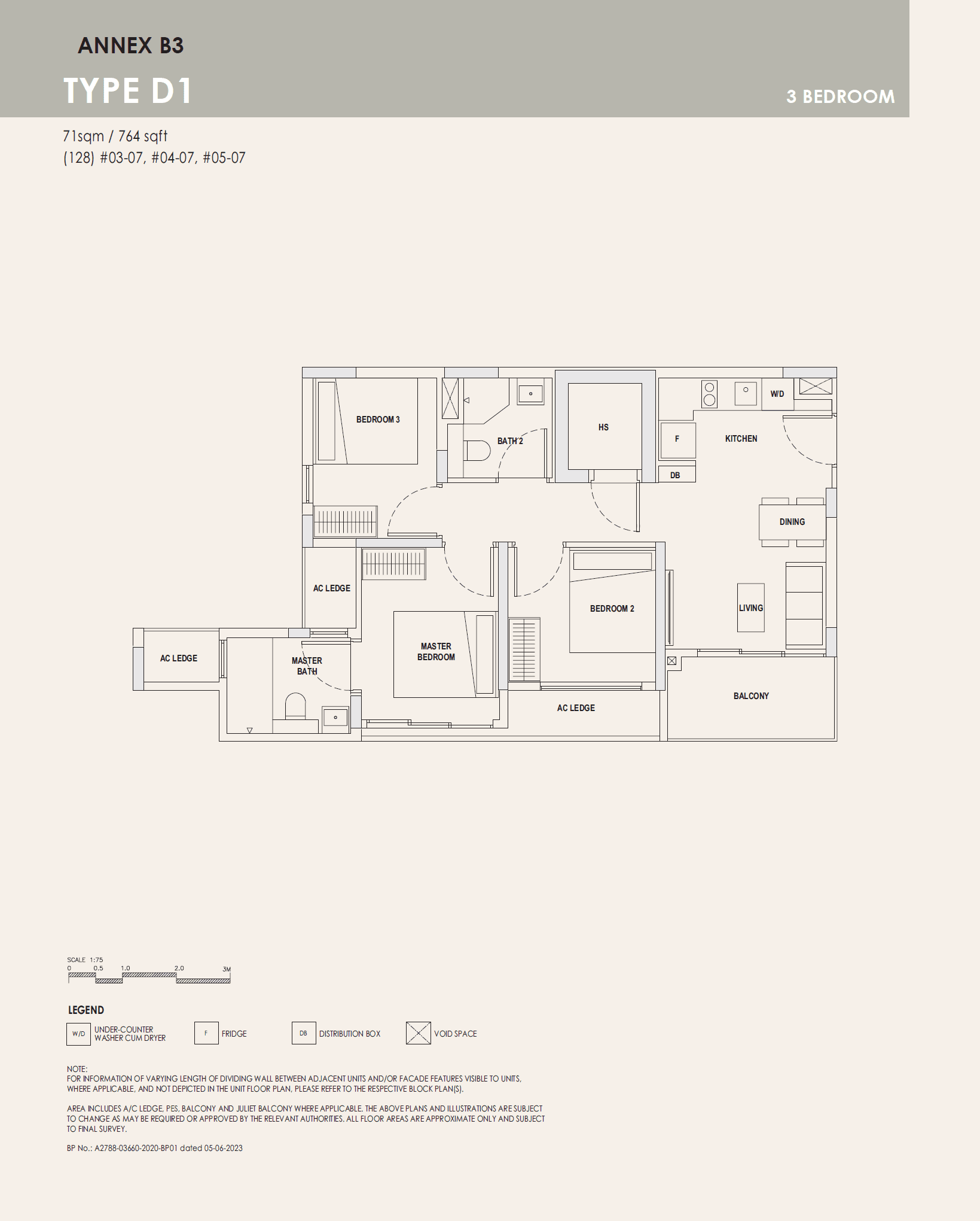 Orchard Sophia 3 BEDROOM D1