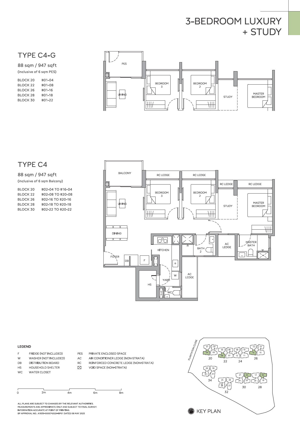 Otto Place 佳和园 3 Bedroom Luxury + Study C4-G