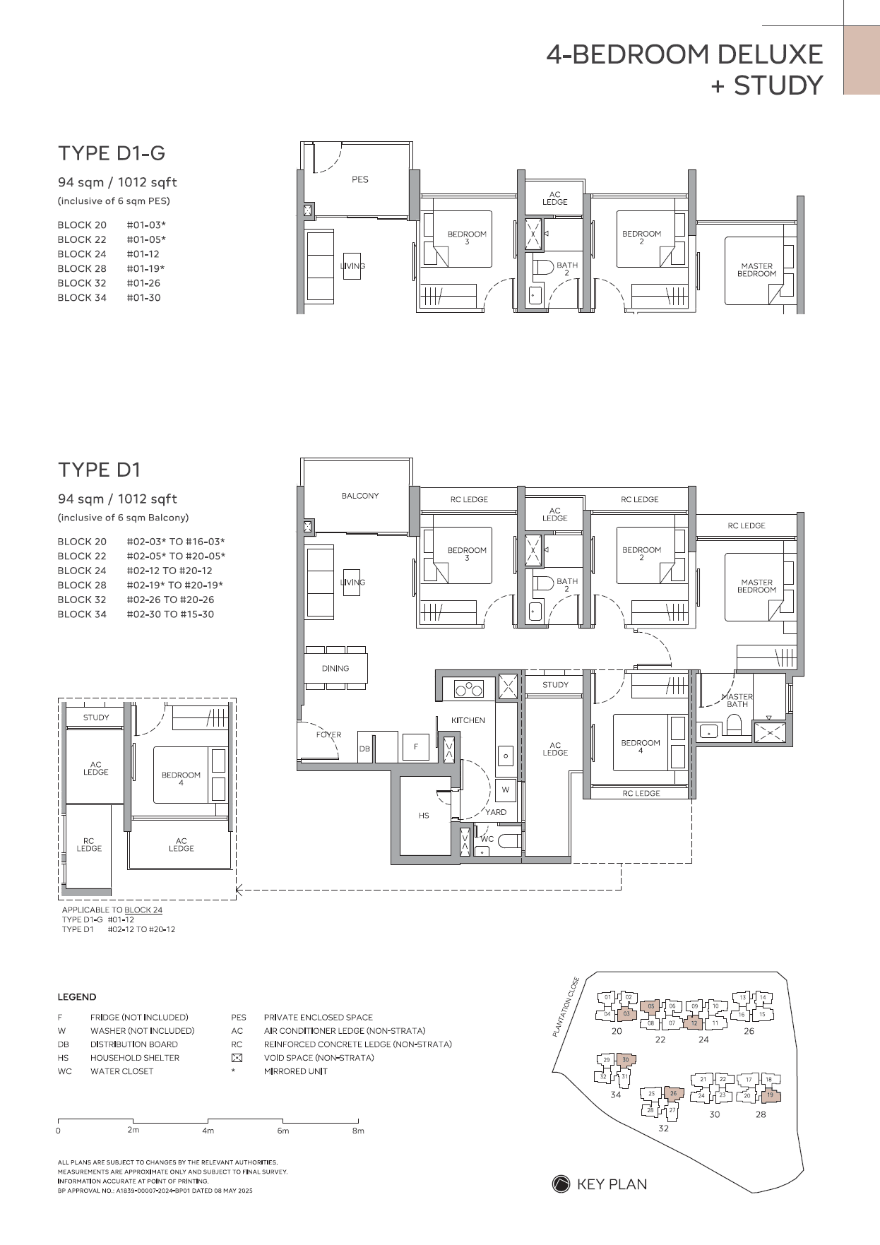 Otto Place 佳和园 4 Bedroom Deluxe + Study D1-G
