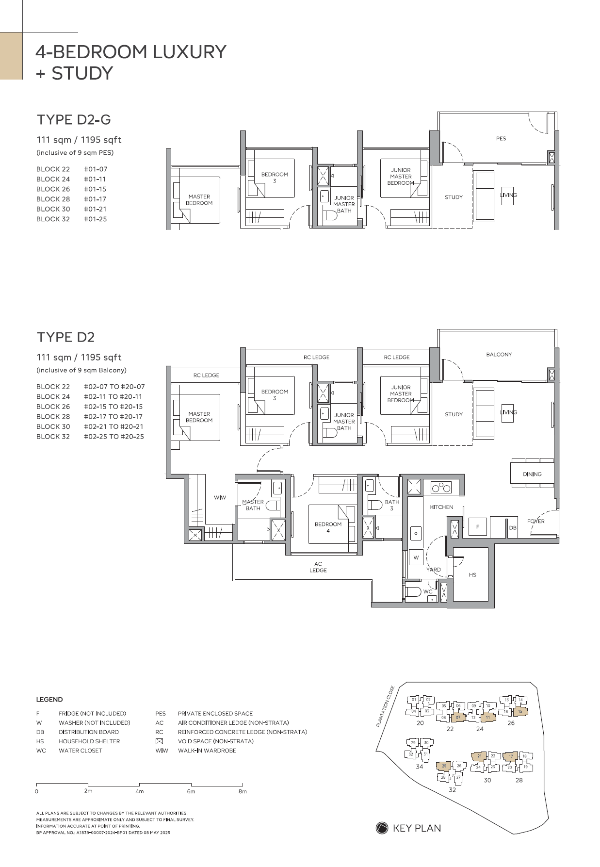 Otto Place 4 Bedroom Luxury + Study D2-G