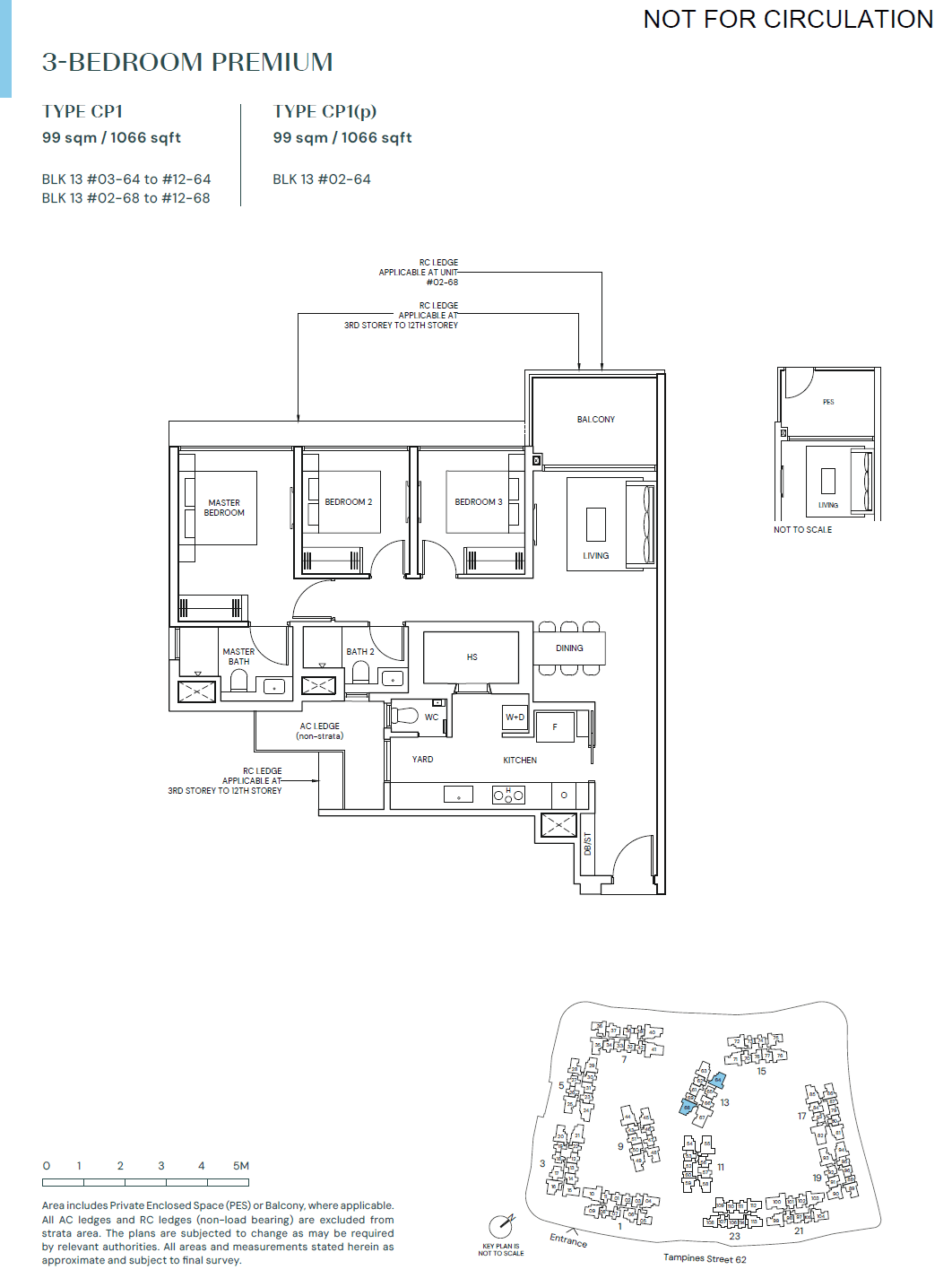 Parktown Residence 3 BEDROOM PREMIUM CP1(p)