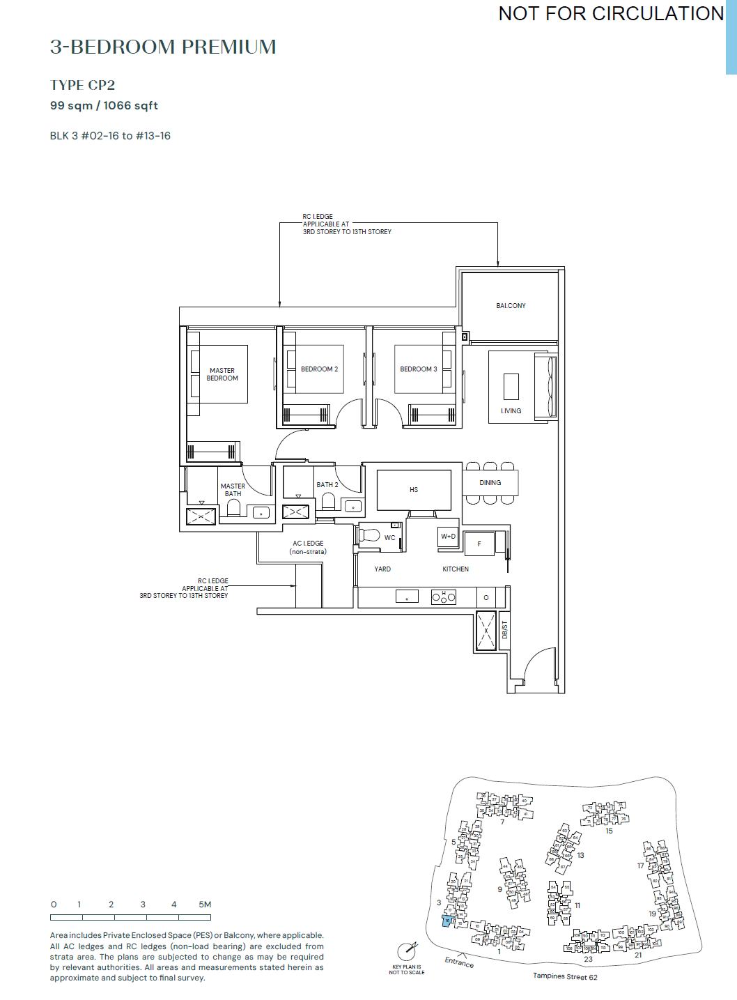 Parktown Residence 3 BEDROOM PREMIUM CP2