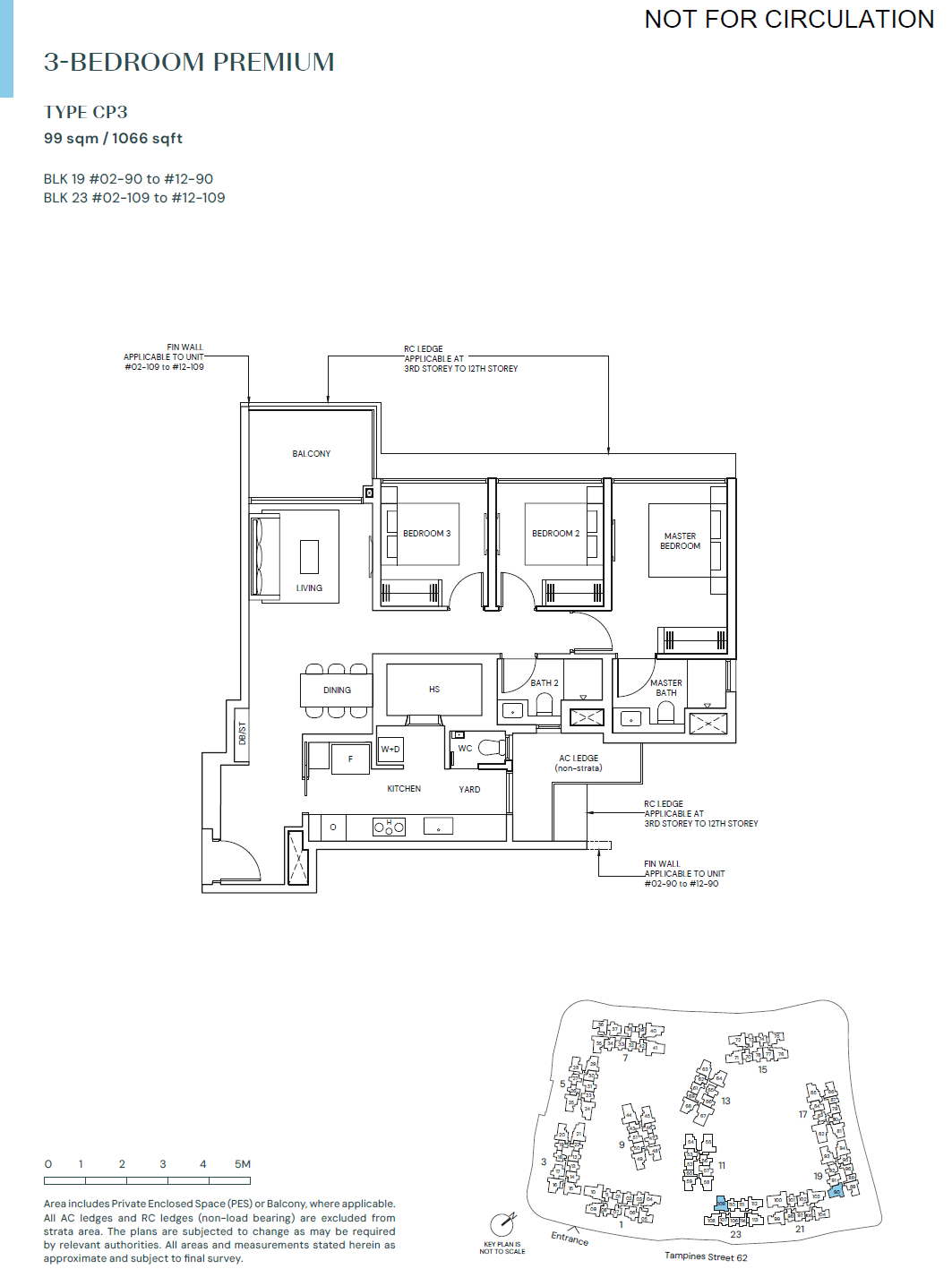 Parktown Residence 3 BEDROOM PREMIUM CP3