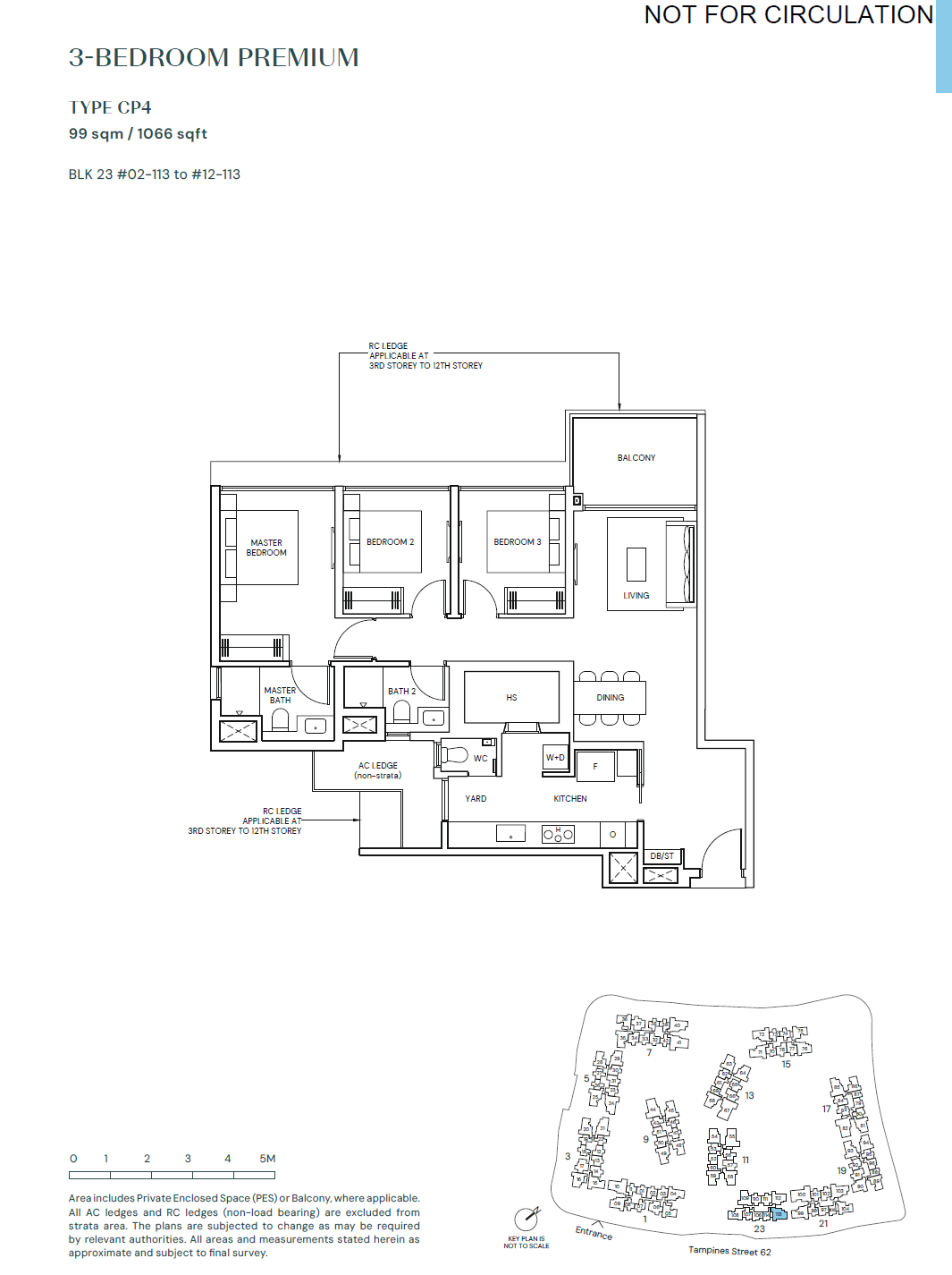 Parktown Residence 3 BEDROOM PREMIUM CP4