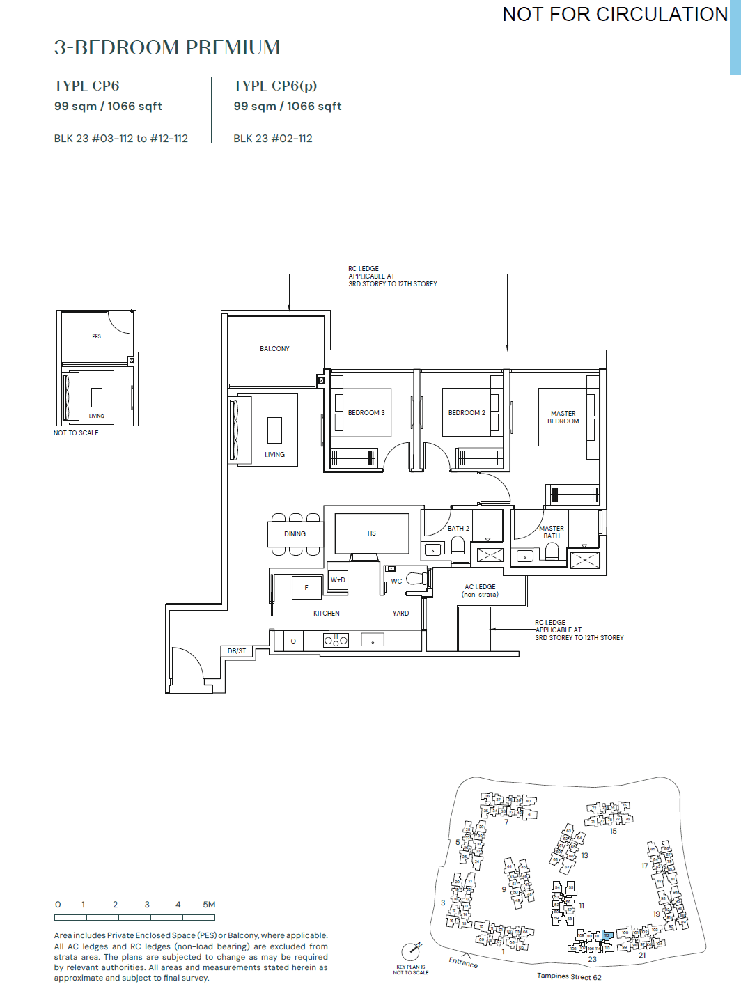 Parktown Residence 3 BEDROOM PREMIUM CP6(p)