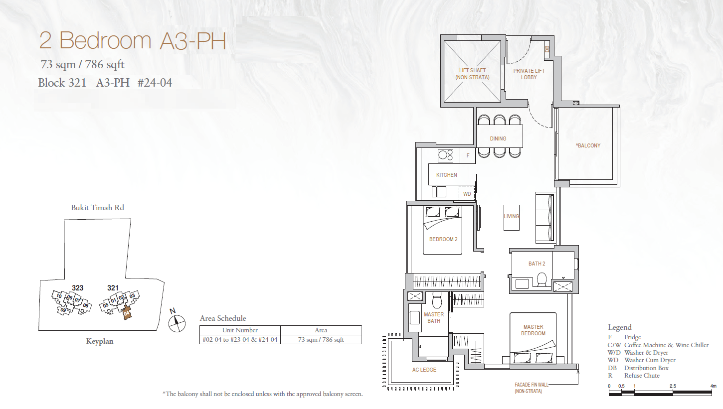 Perfect Ten 2 Bedroom Penthouse A3-PH