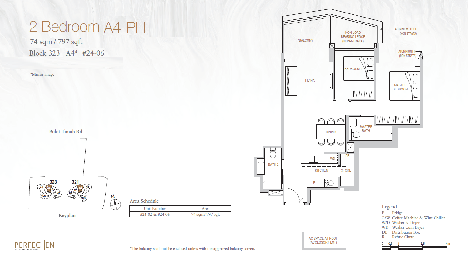 Perfect Ten 2 Bedroom Penthouse A4-PH