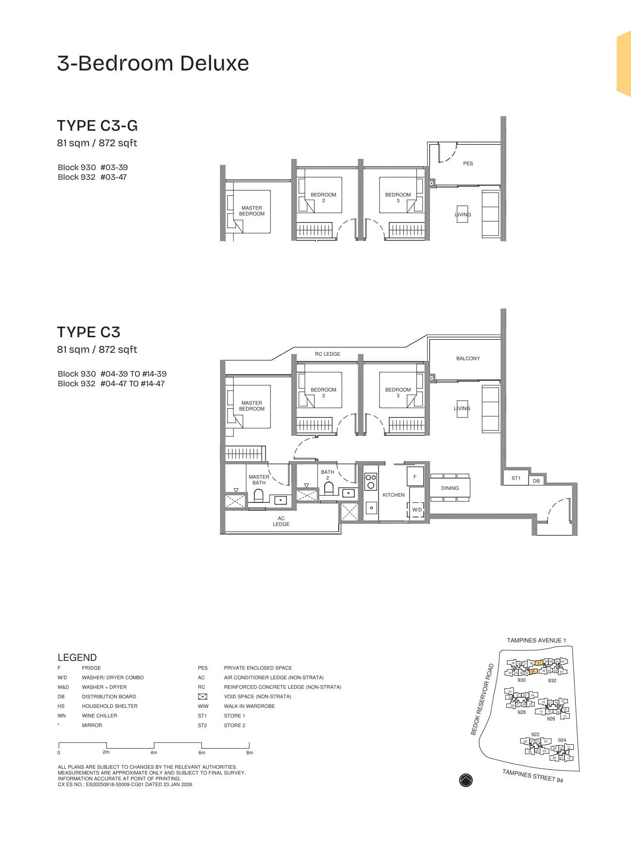 Pinery Residences 3 Bedroom Deluxe C3