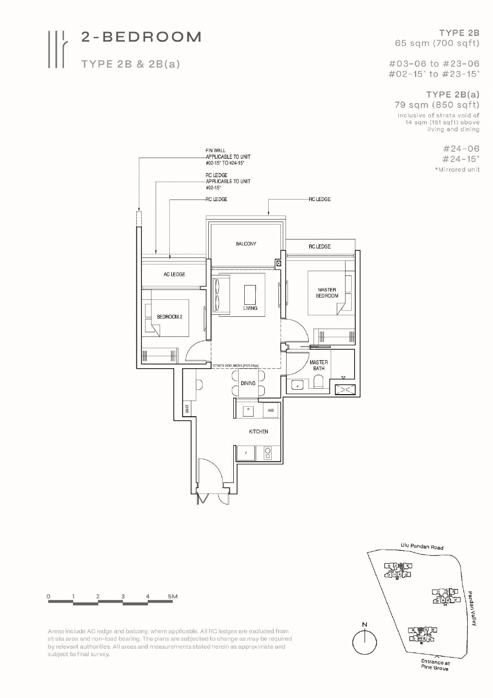 Pinetree Hill 松岩轩 2 Bedroom 2B(a)