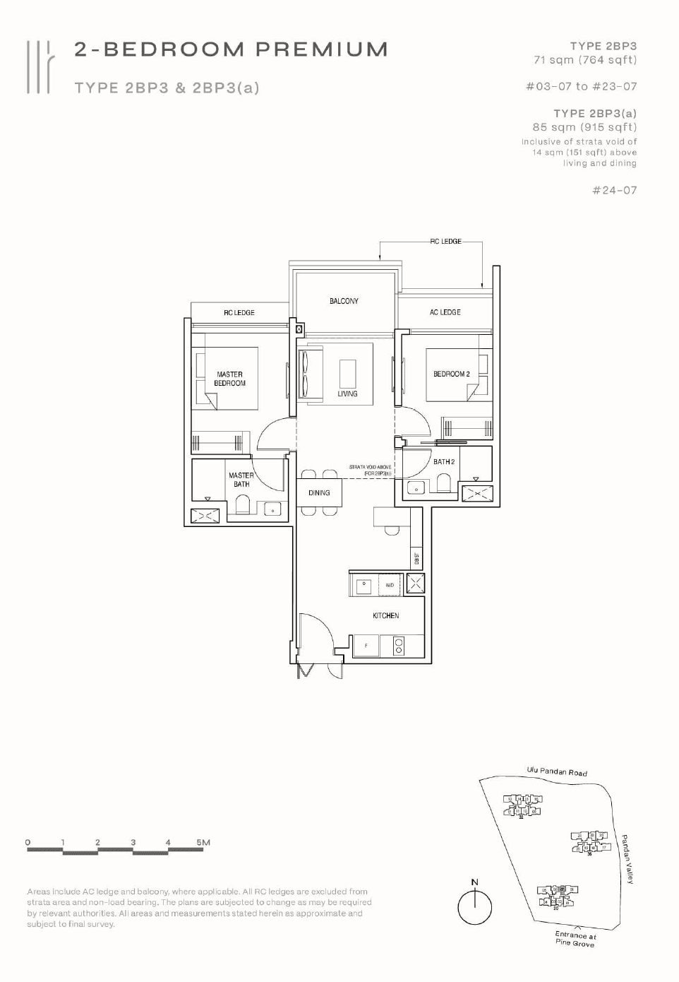 Pinetree Hill 松岩轩 2 Bedroom Premium 2BP3(a)