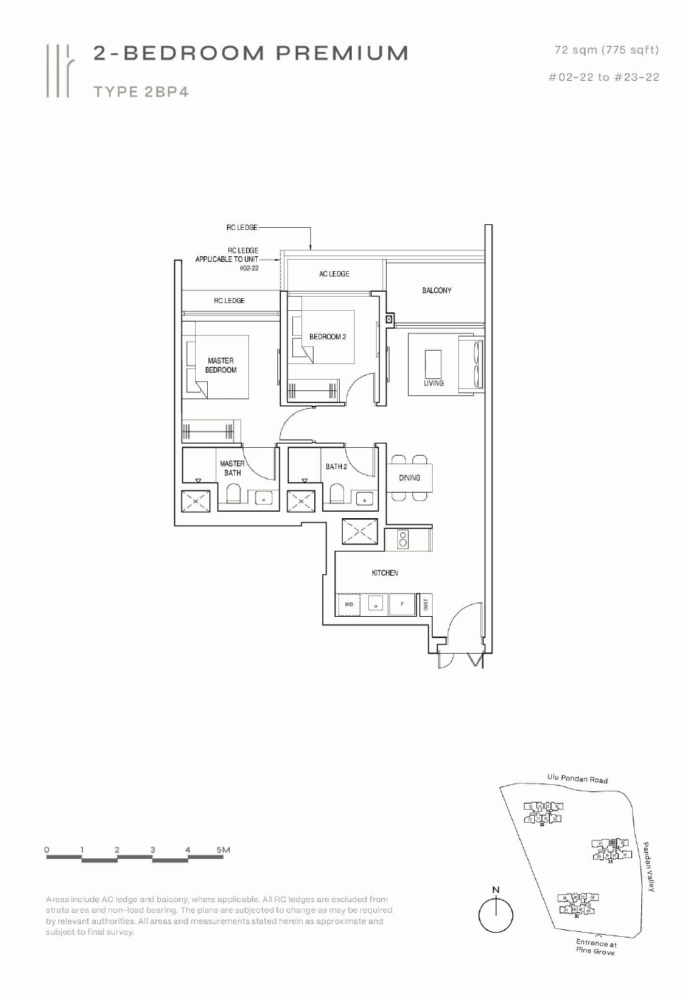 Pinetree Hill 松岩轩 2 Bedroom Premium 2BP4