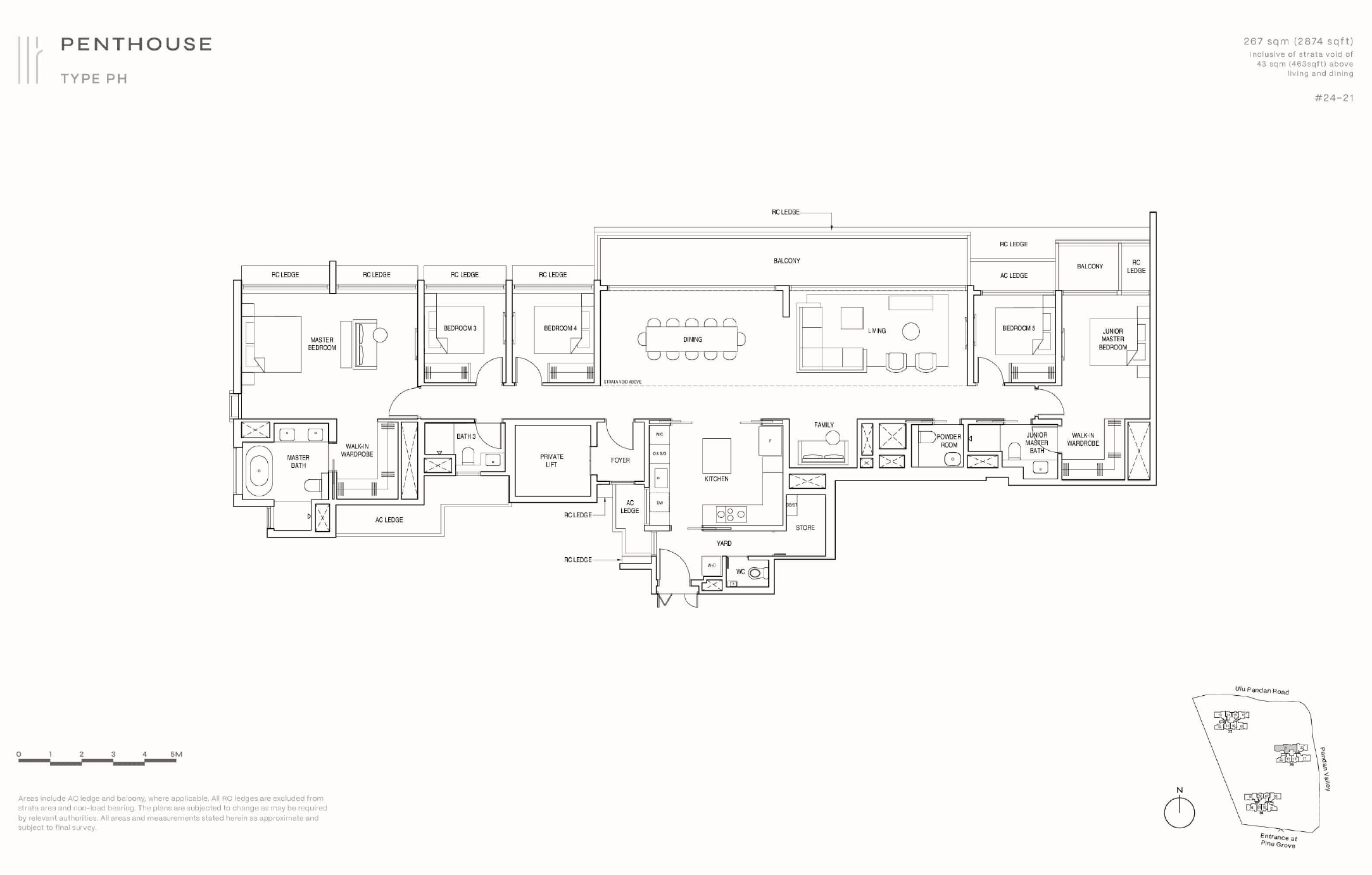 Pinetree Hill 松岩轩 Penthouse PH